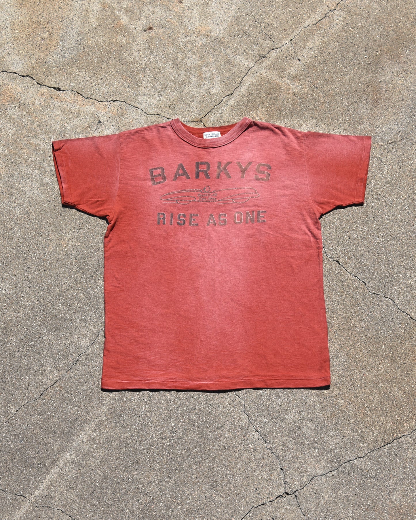 Denim Dungaree Barky’s Respect All Fear None Tshirt