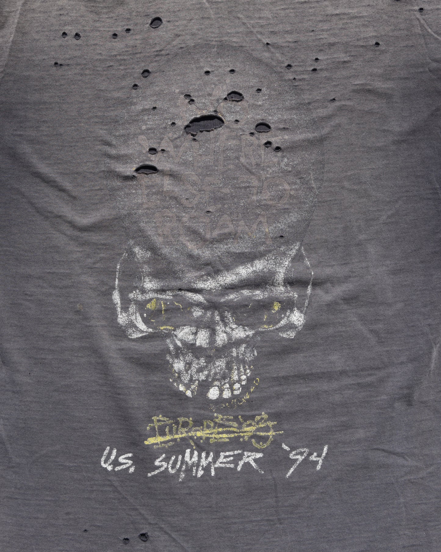1994 Thrashed and Sun Faded Metallica Summer Tour Tshirt