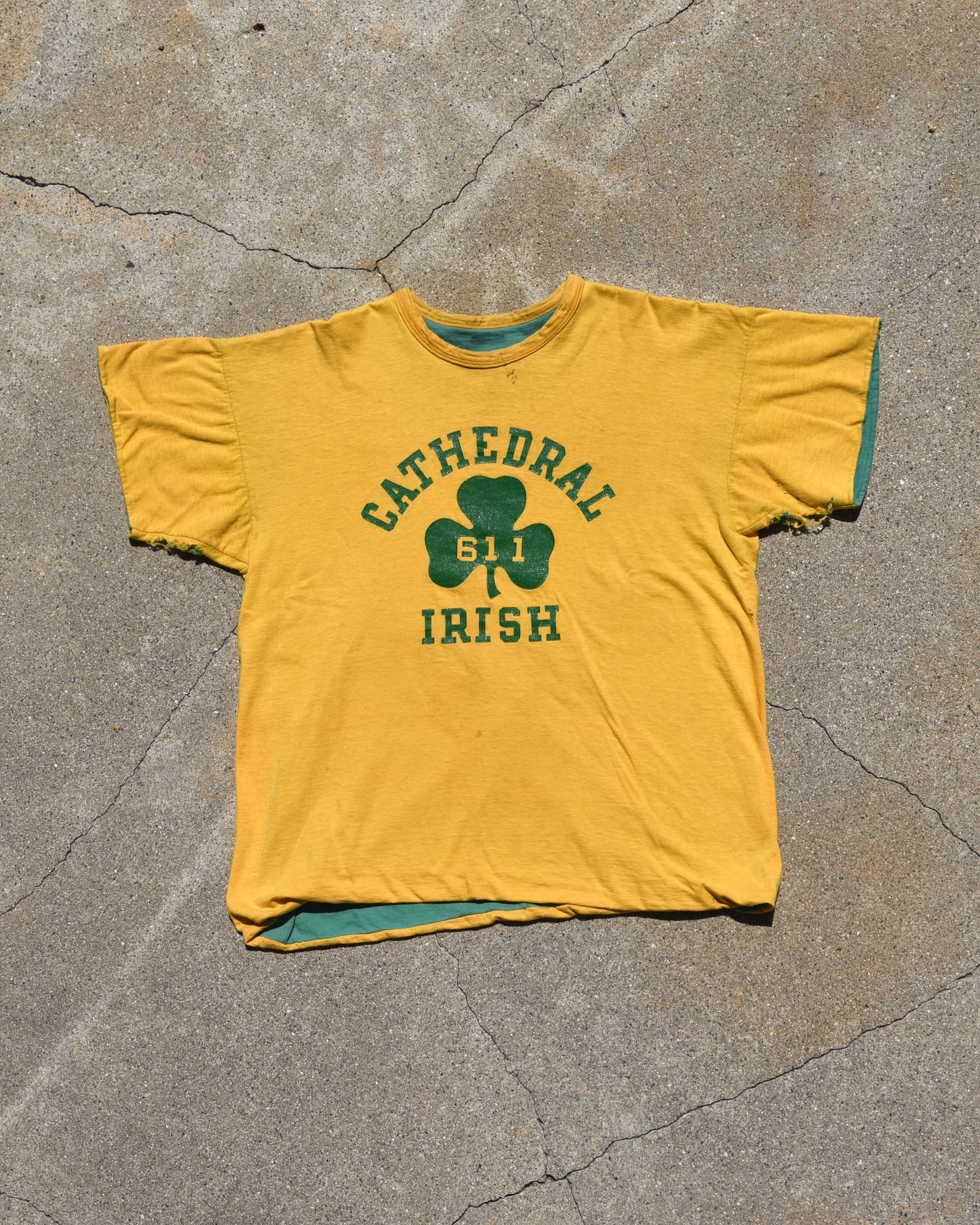 1960s Cathedral Irish Double Face Tshirt