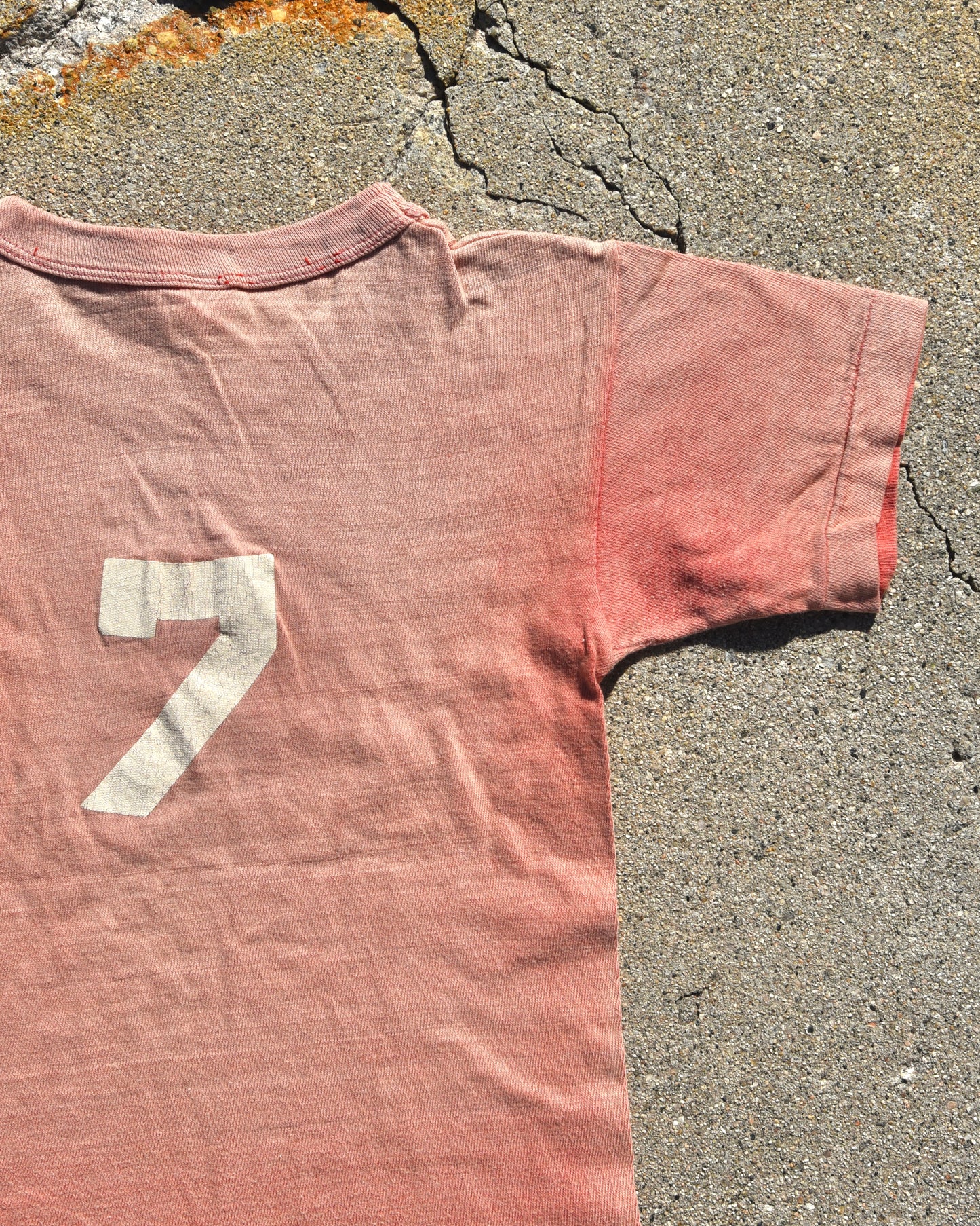 1950s Sun Faded Cardinals #7 Femme Tshirt