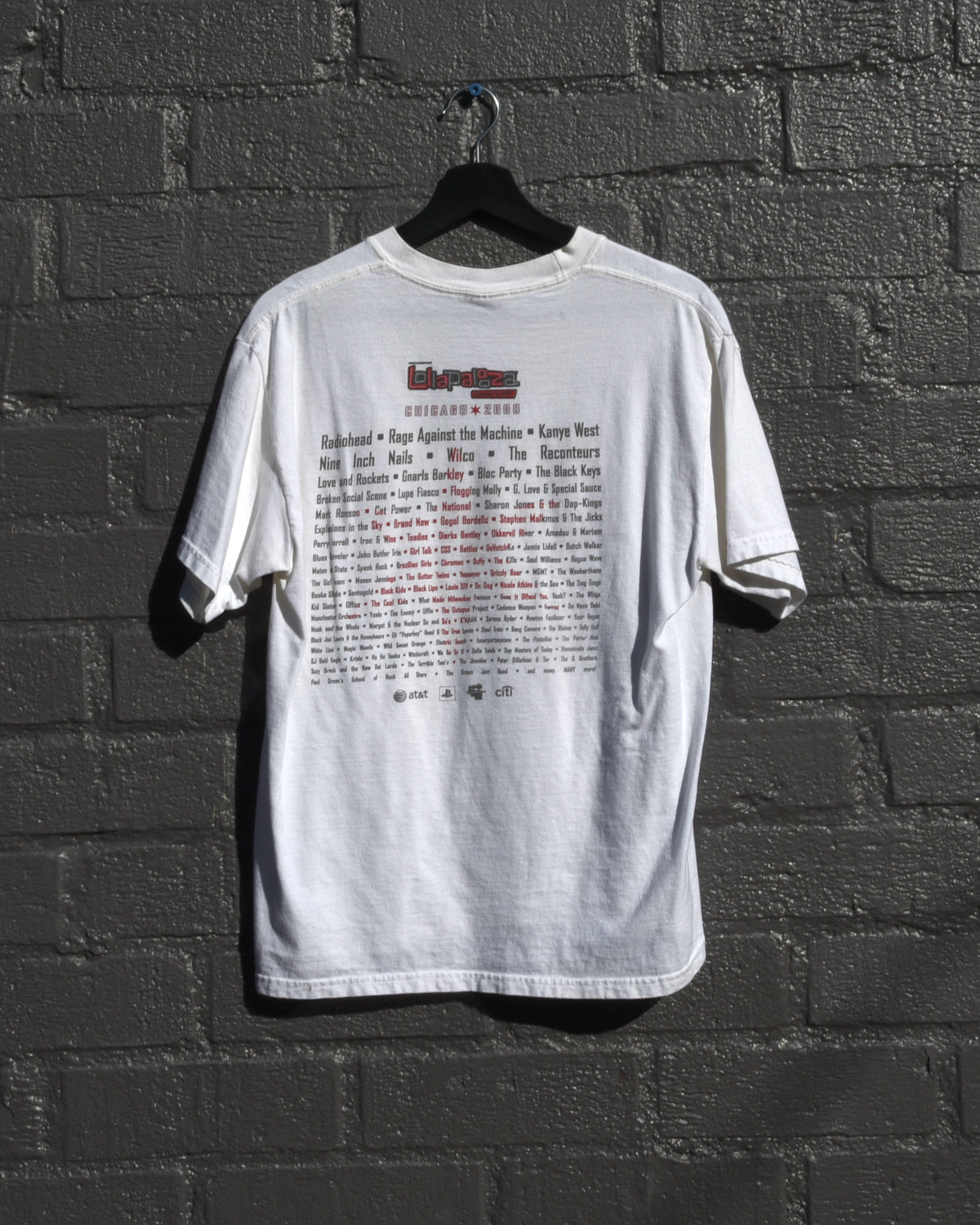 2008 Lollapalooza Festival Tshirt
