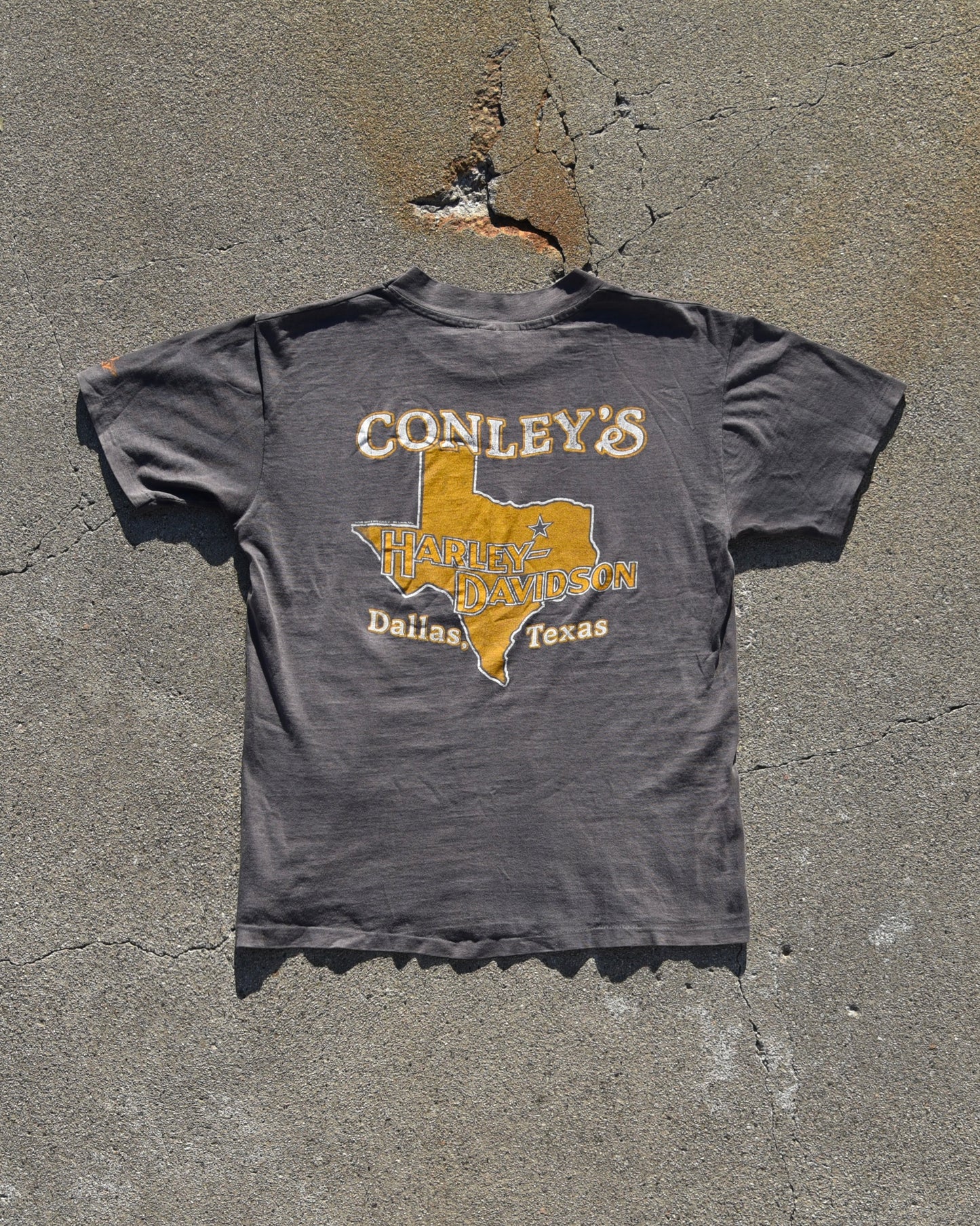 1970s Sun Faded Harley Davidson Tshirt