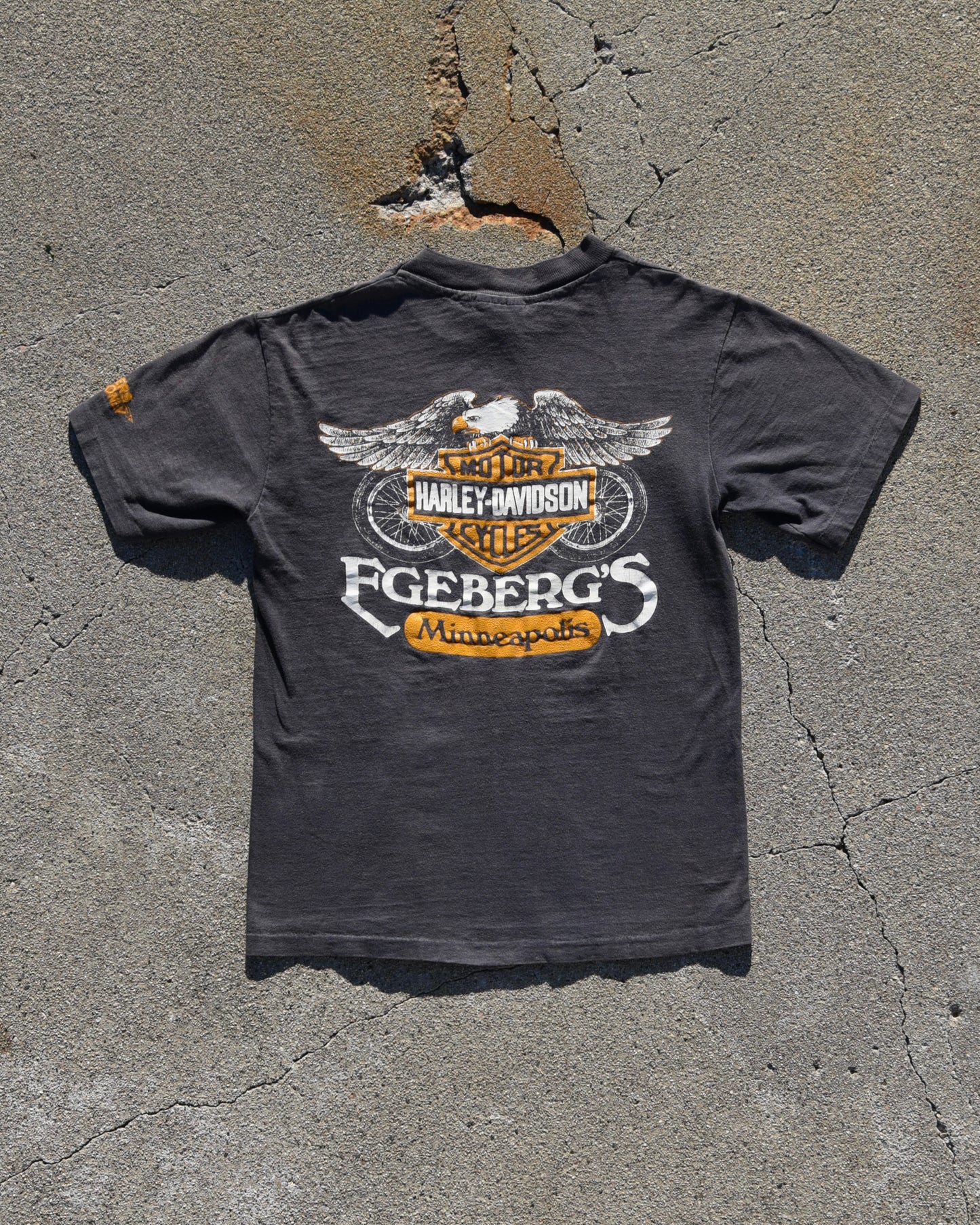 1980s Hungry Out of Work Harley Tshirt