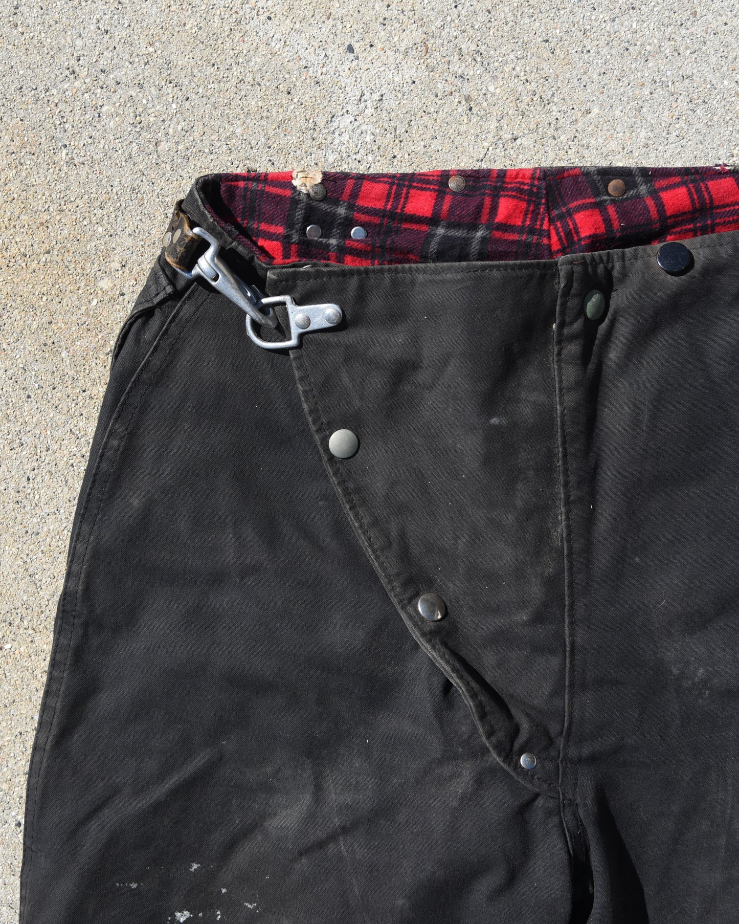 1950s American LaFrance Canvas Fireman Trousers