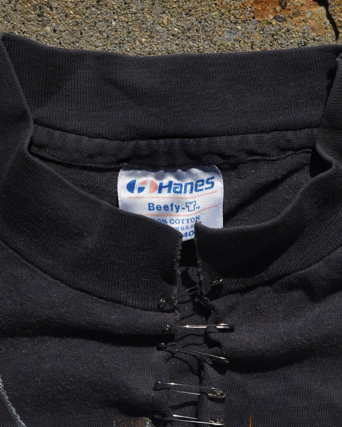 1980s Thrashed and Faded Harley Davidson Real Steel Tshirt