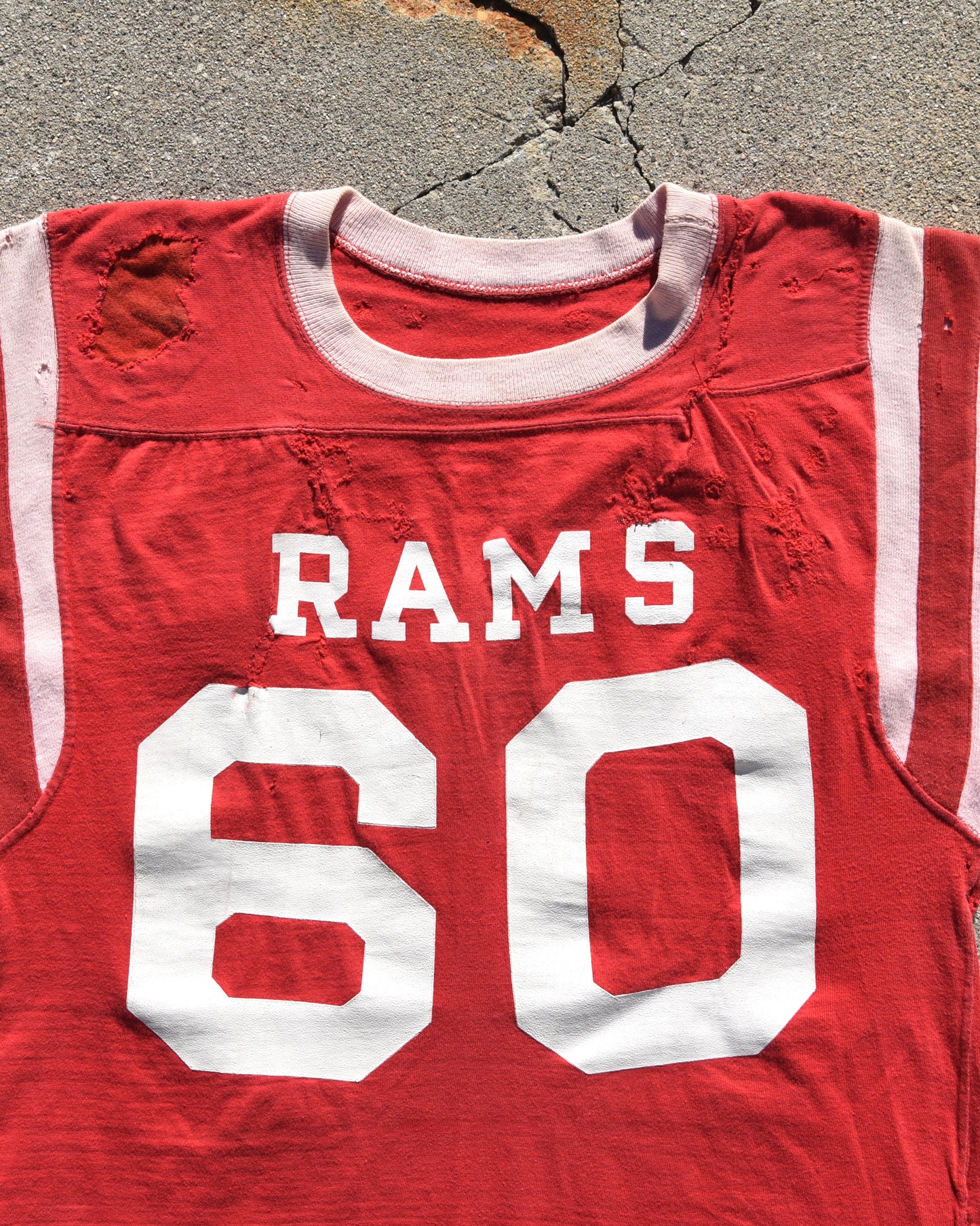 1960s Champion Rams Cotton Football Jersey