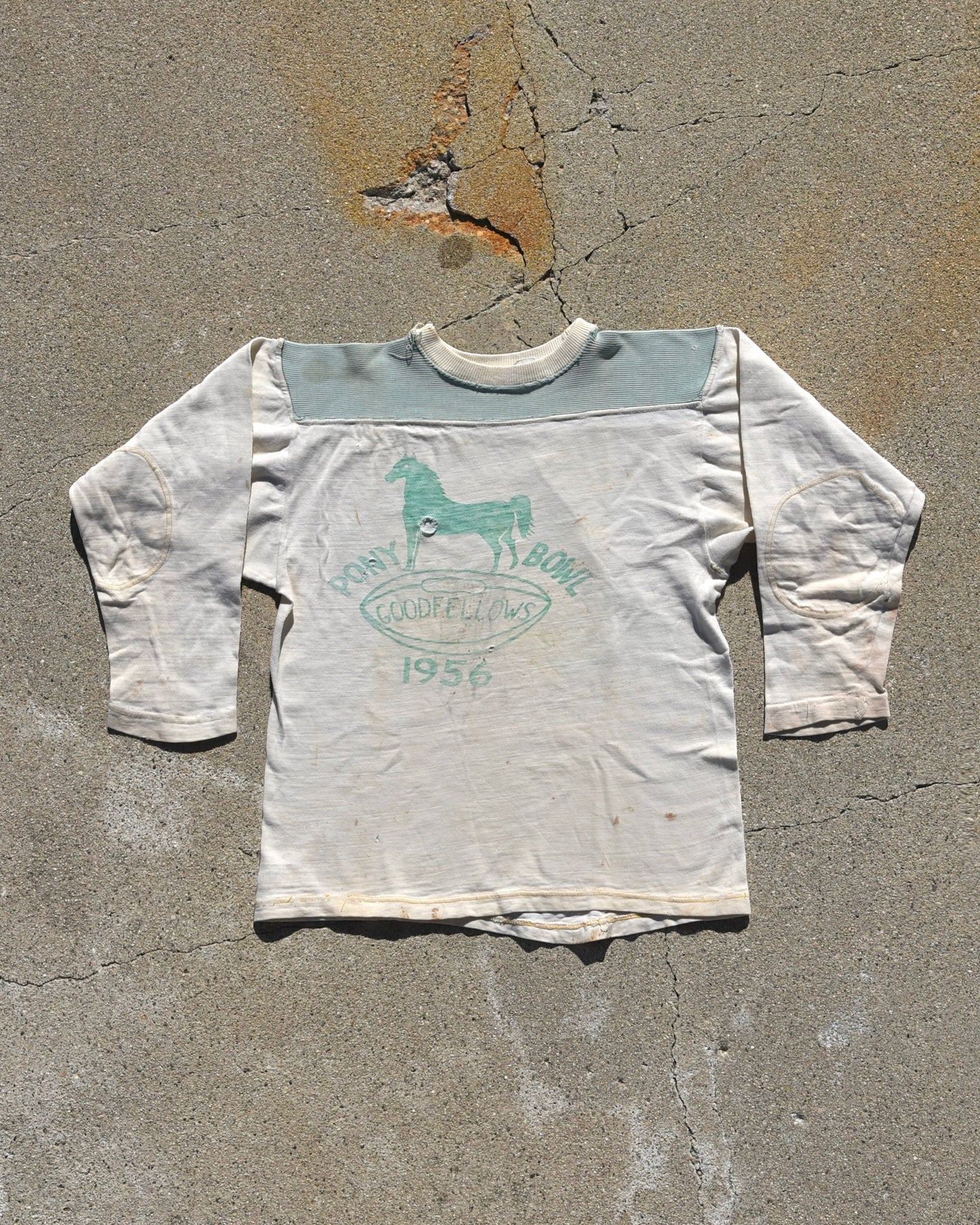 1950s Goodfellows Pony Bowl Cotton Jersey
