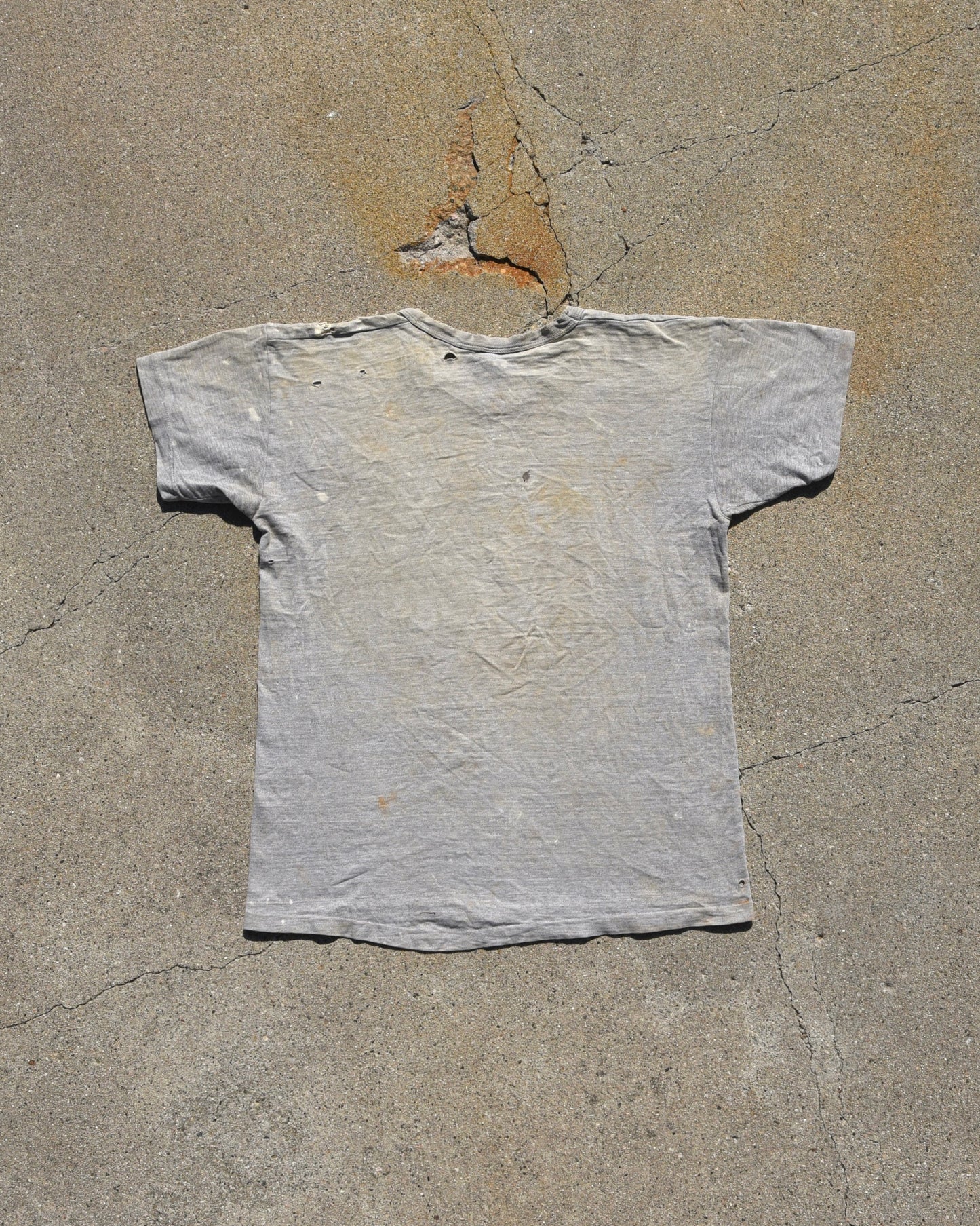 1950s Thrashed and Faded Farmington Phys Ed Tshirt