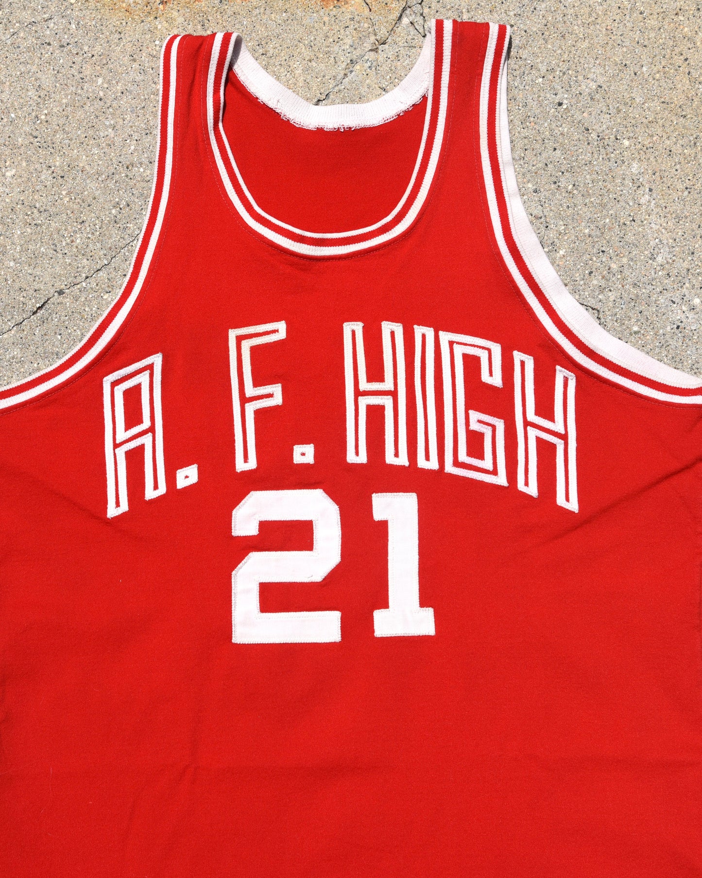 1960s A.F. High Basketball Jersey