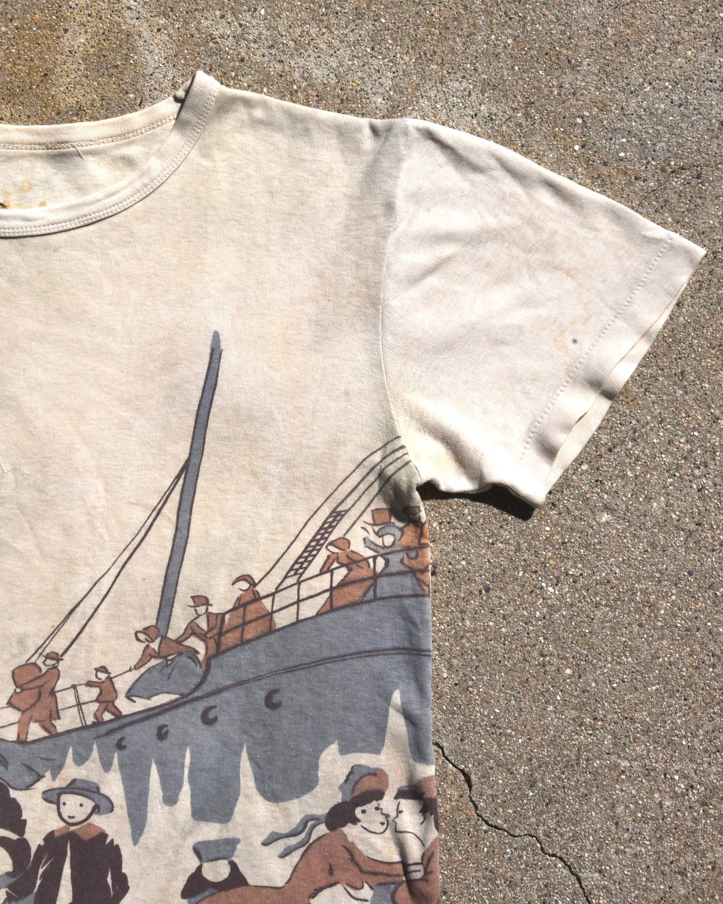 1940s Hennessey Cognac Waterprint Tshirt
