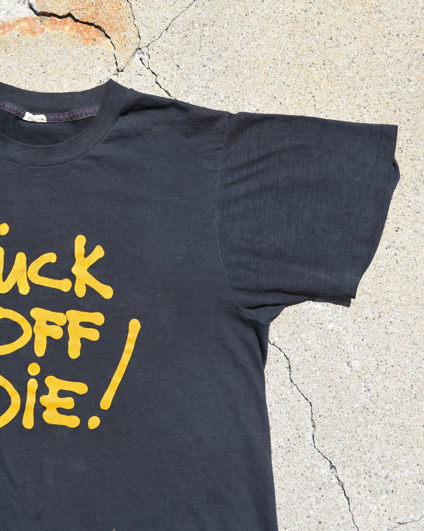 1970s Fuck Off & Die! Tshirt