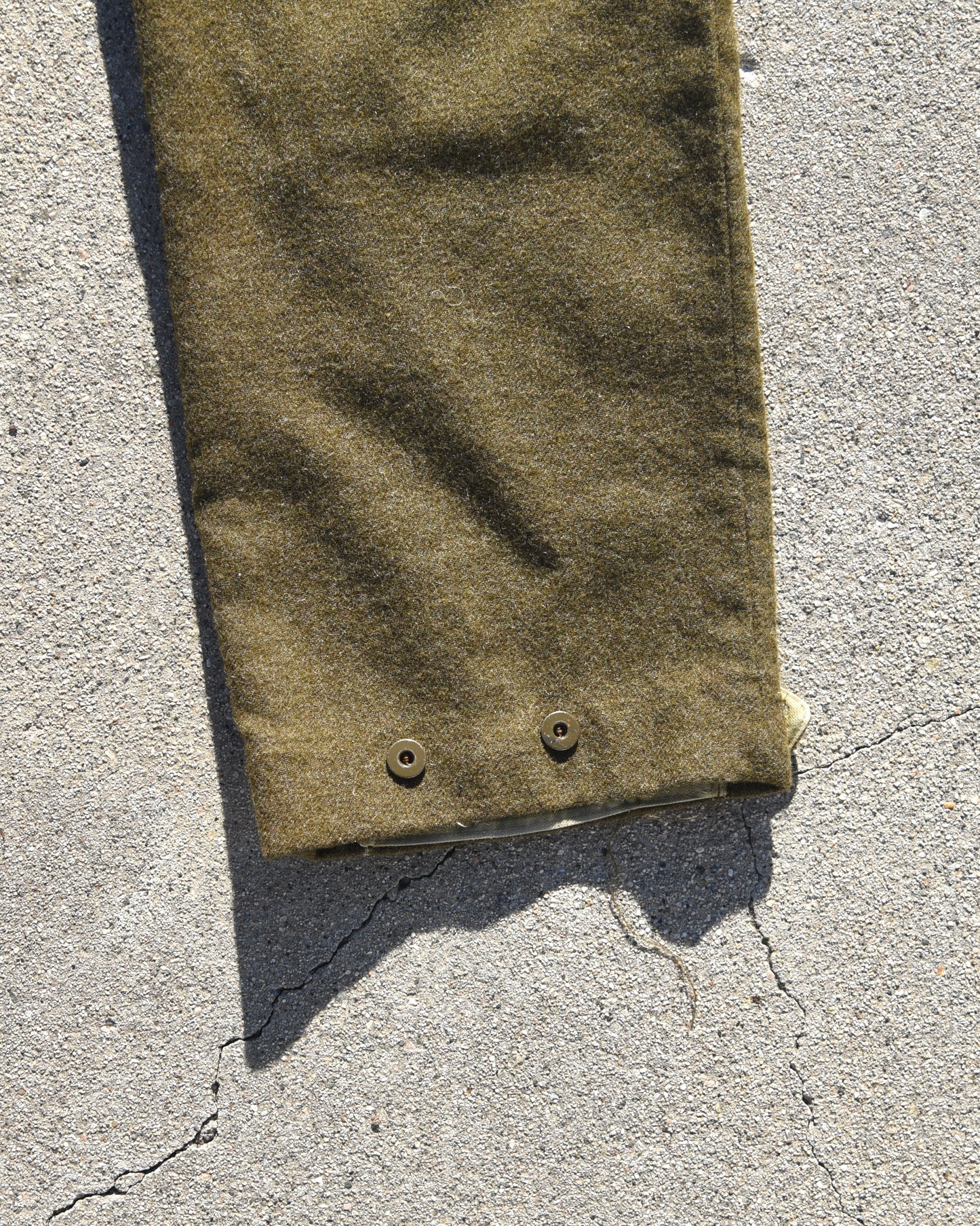 1950s Army Single Pocket Wool Uniform Pants