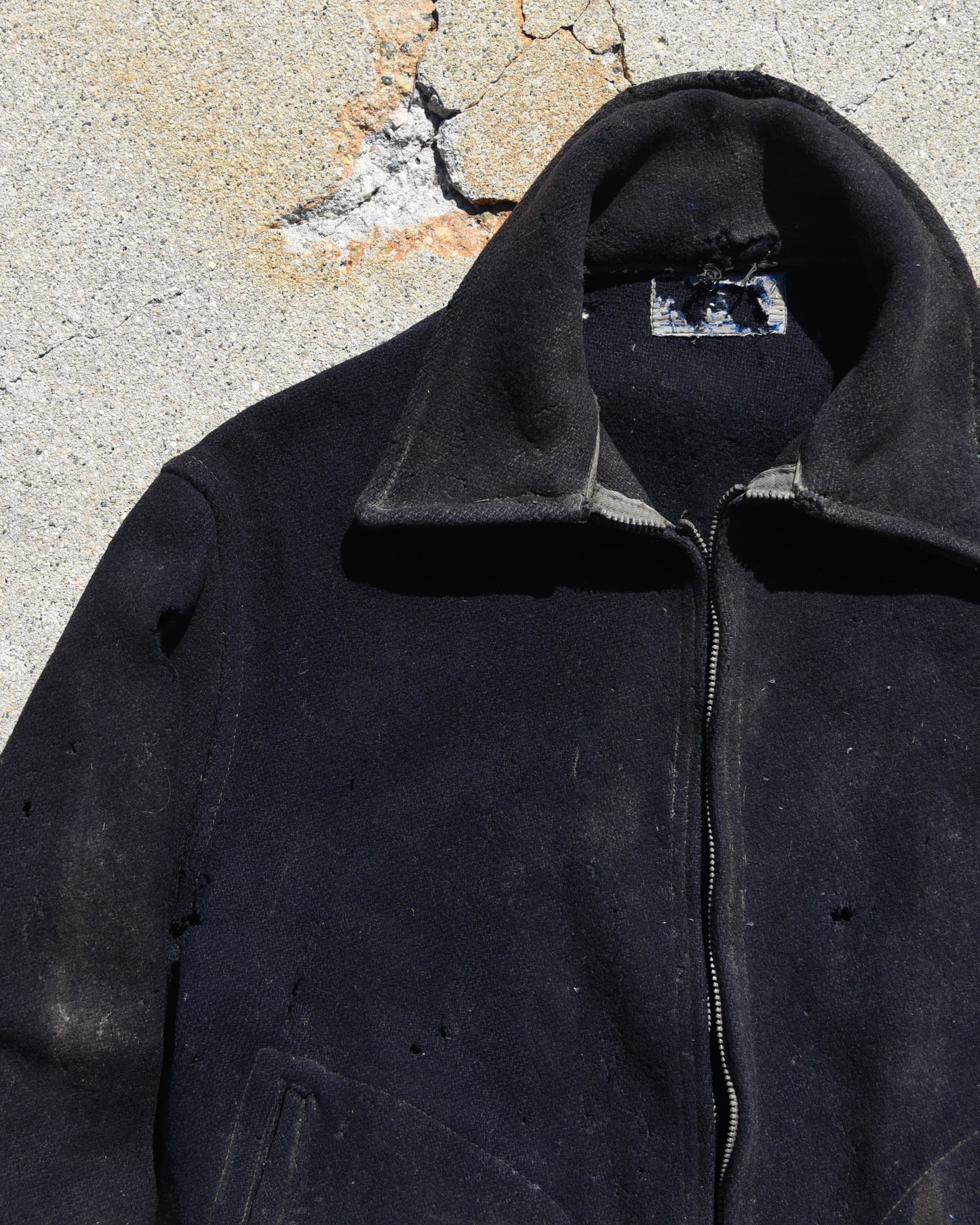 True Vintage 1950s Wool Buckleback Jacket - Thrashed