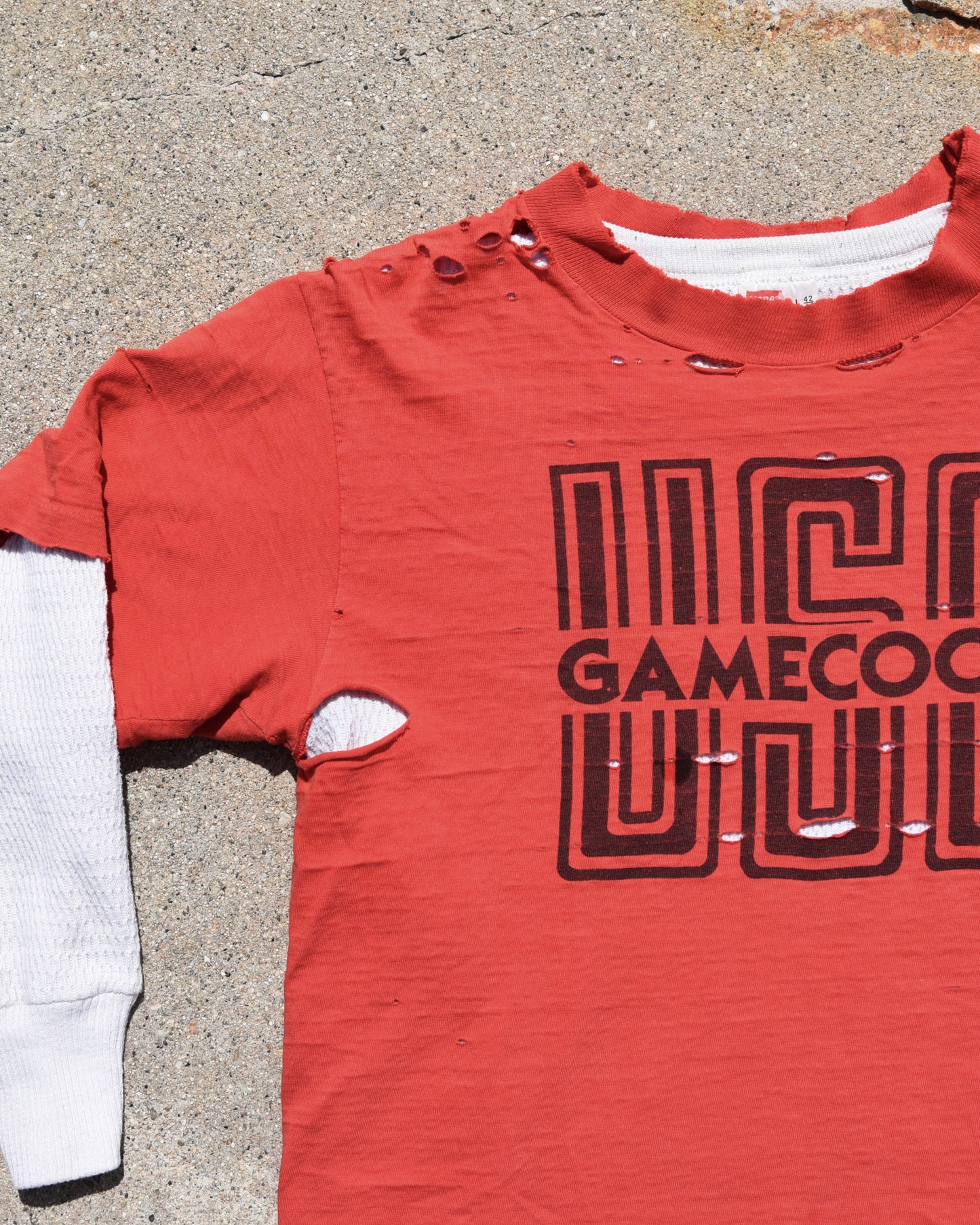 1970s Thrashed USC Gamecocks Tshirt
