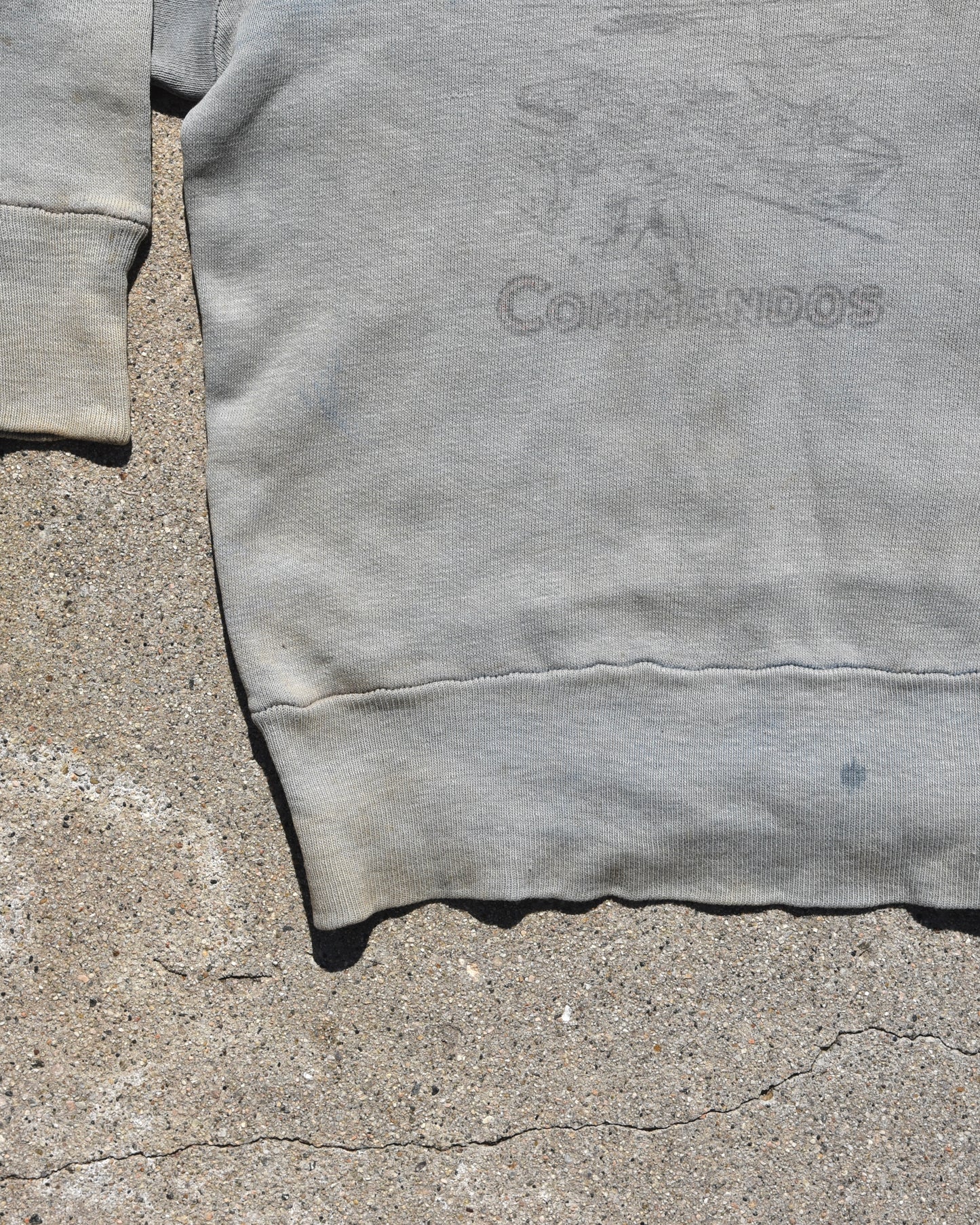 1950s Sun Faded Junior Commandos Sweatshirt