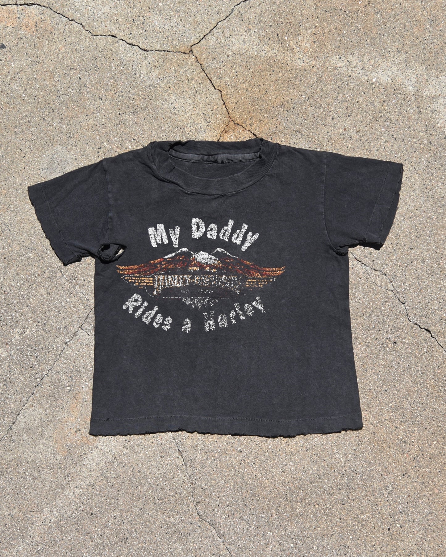 1992 My Daddy Rides a Harley Tshirt
