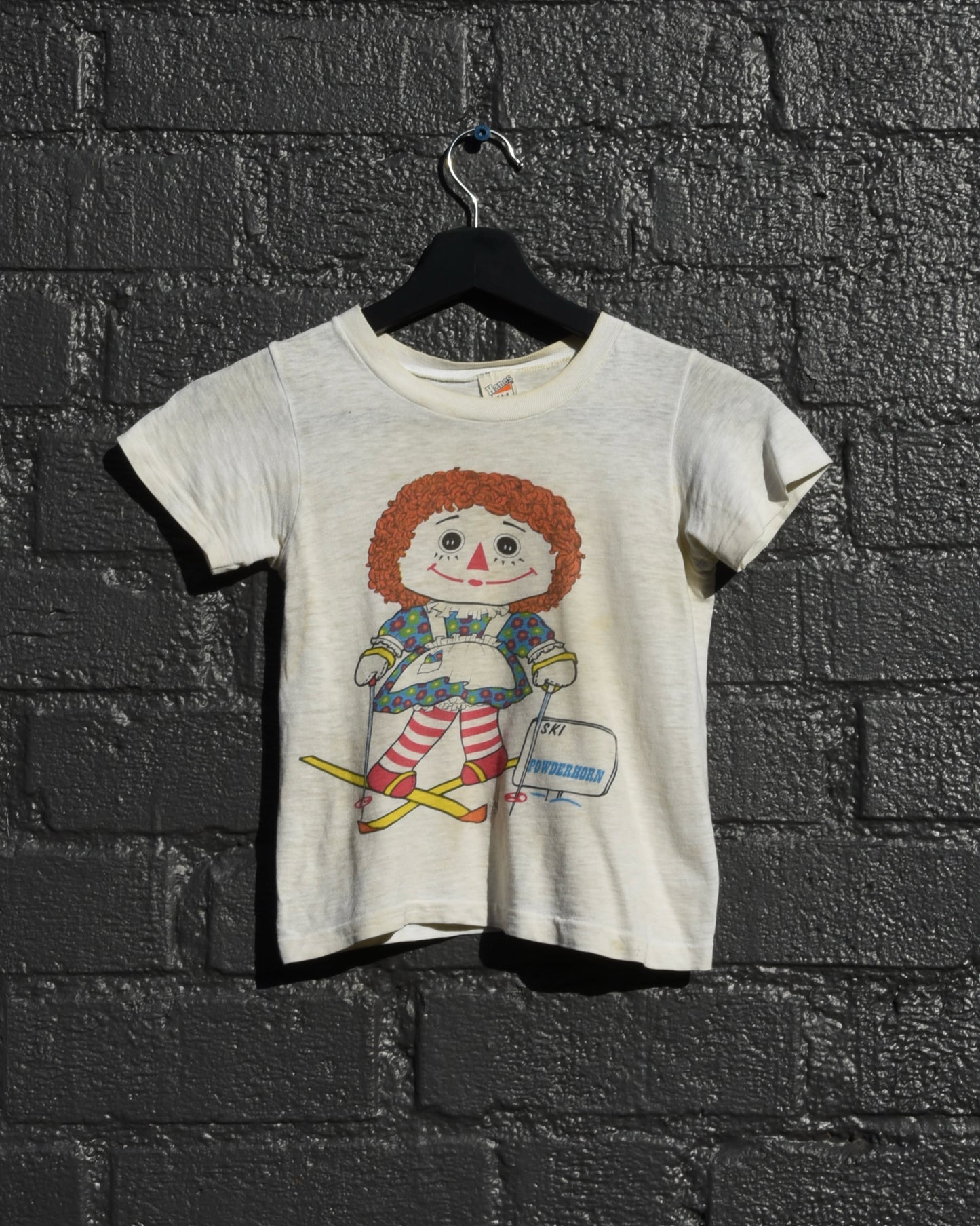 1960s Ski Powderhorn Ragged Ann Femme Tshirt