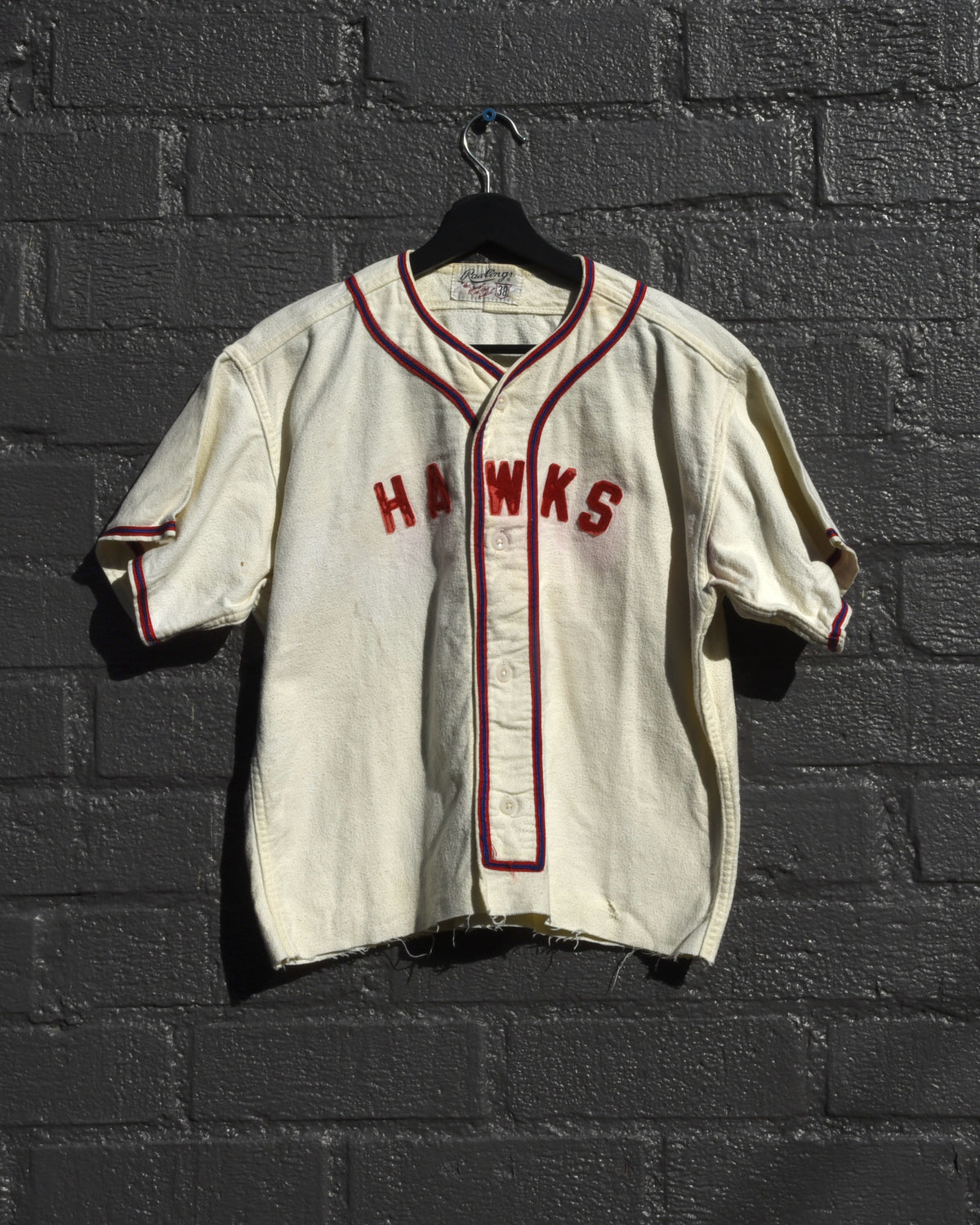 1950s Hawks Cushing Motor Baseball Jersey