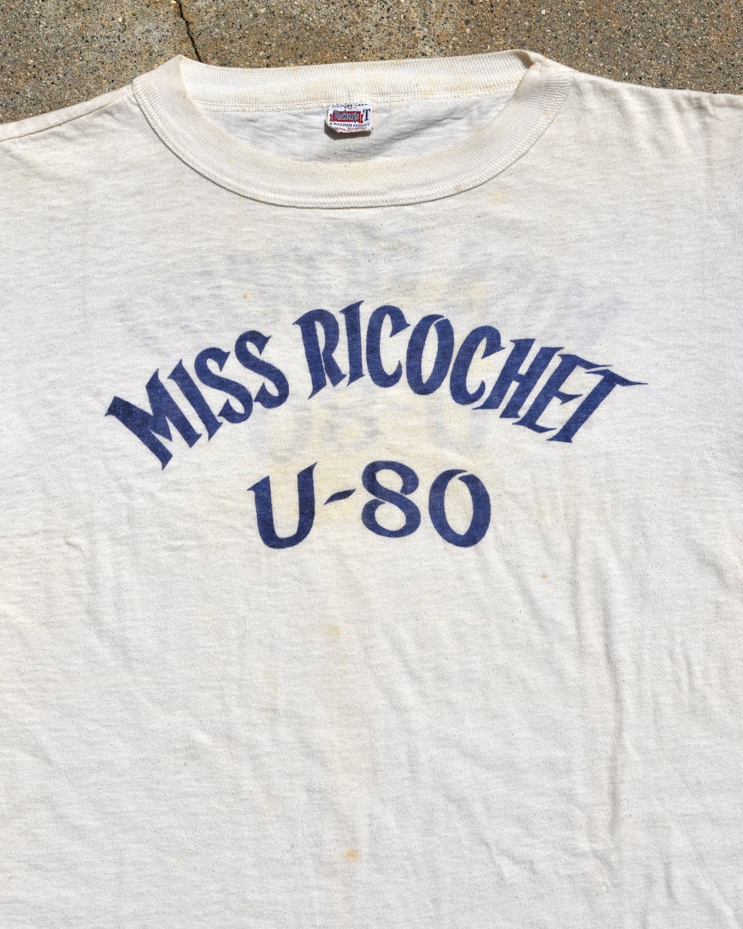 1950s Miss Ricochet Boat Racing Tshirt