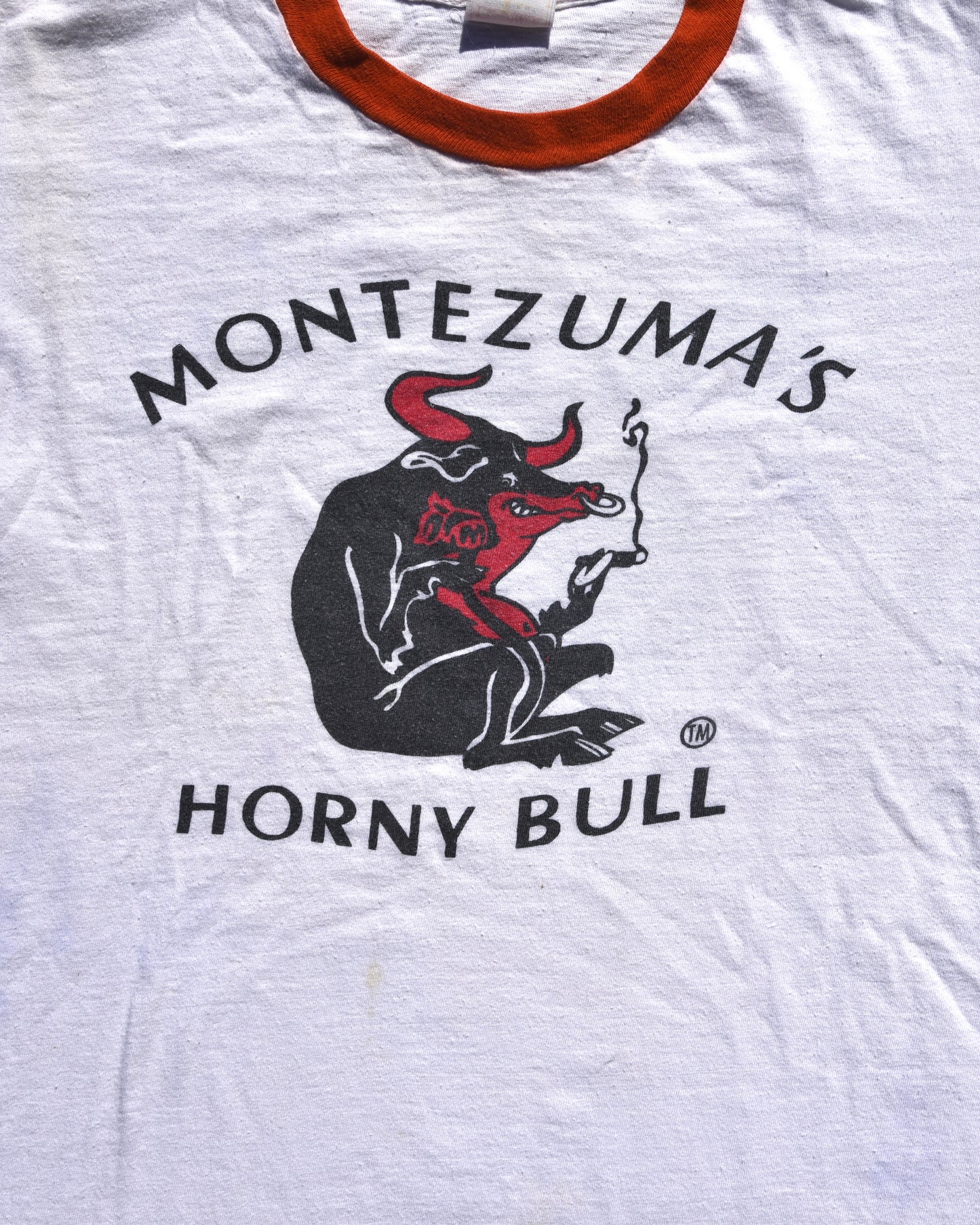 1980s Montezuma’s Horny Bull Ringer Tshirt