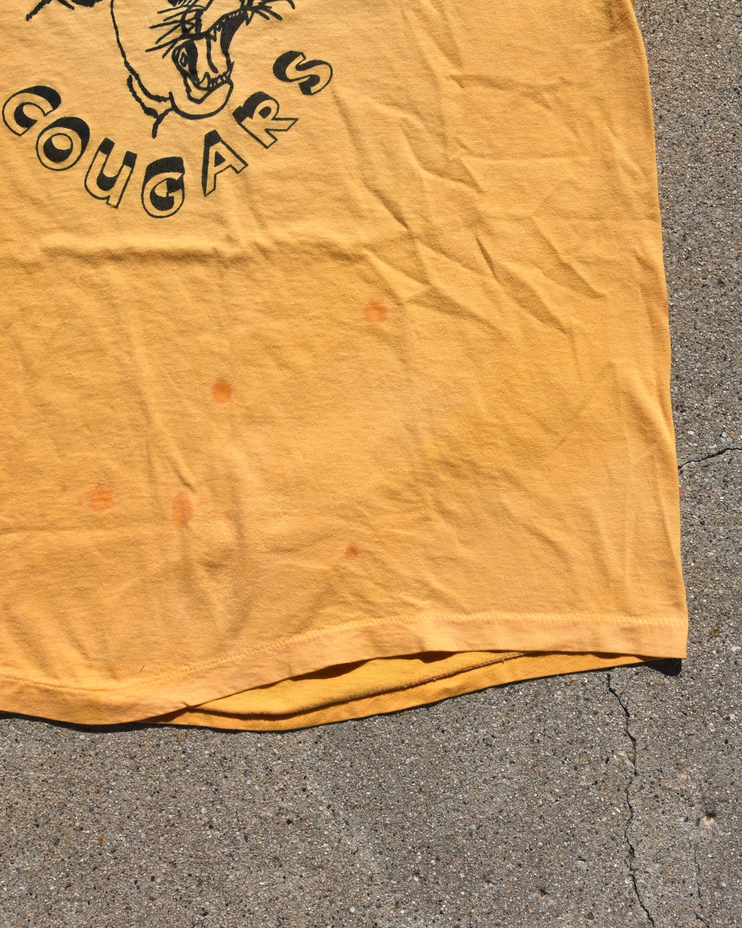 1970s Sun Faded Casita Cougars Tshirt