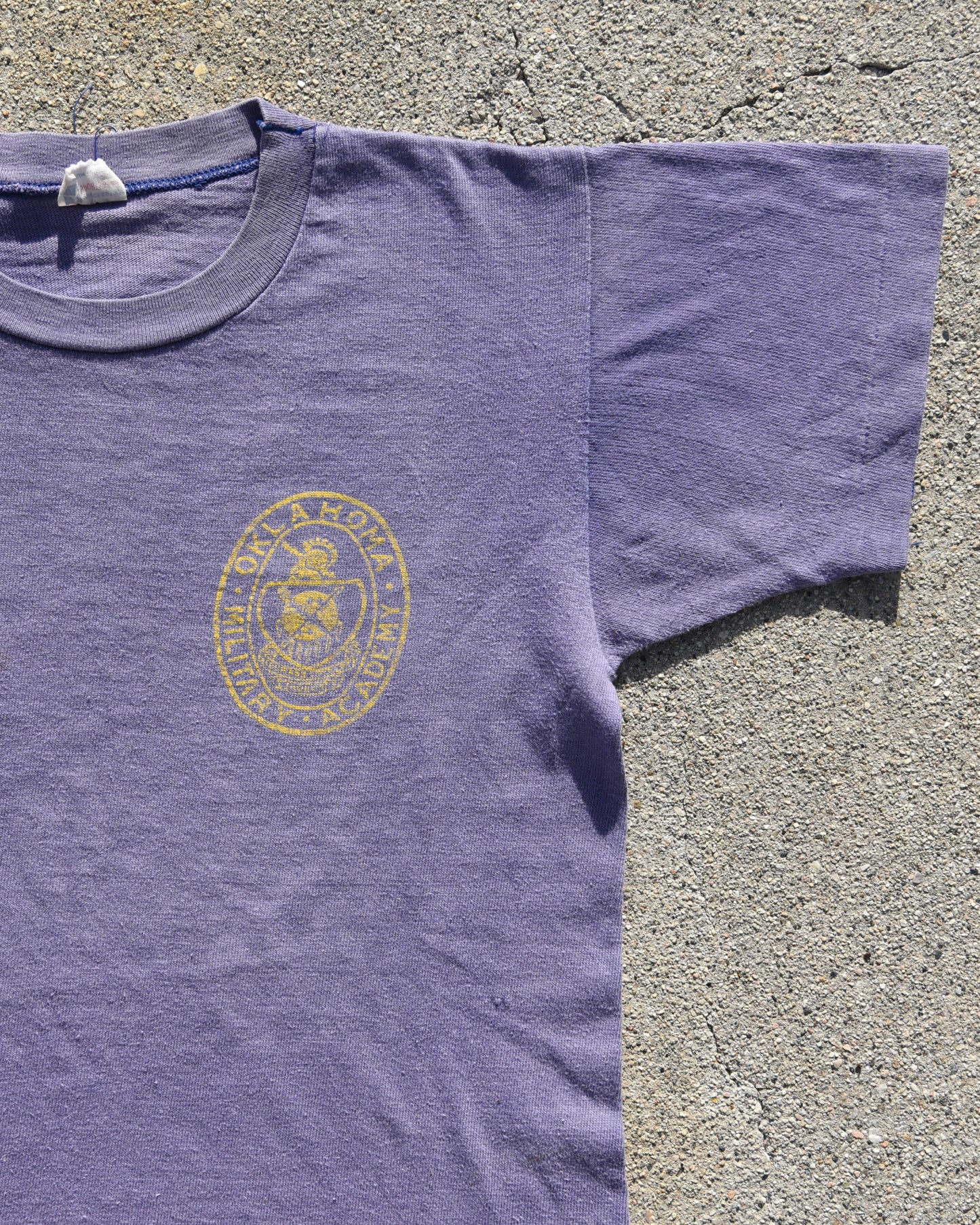 1950s Champion Faded Oklahoma Military Academy Tshirt