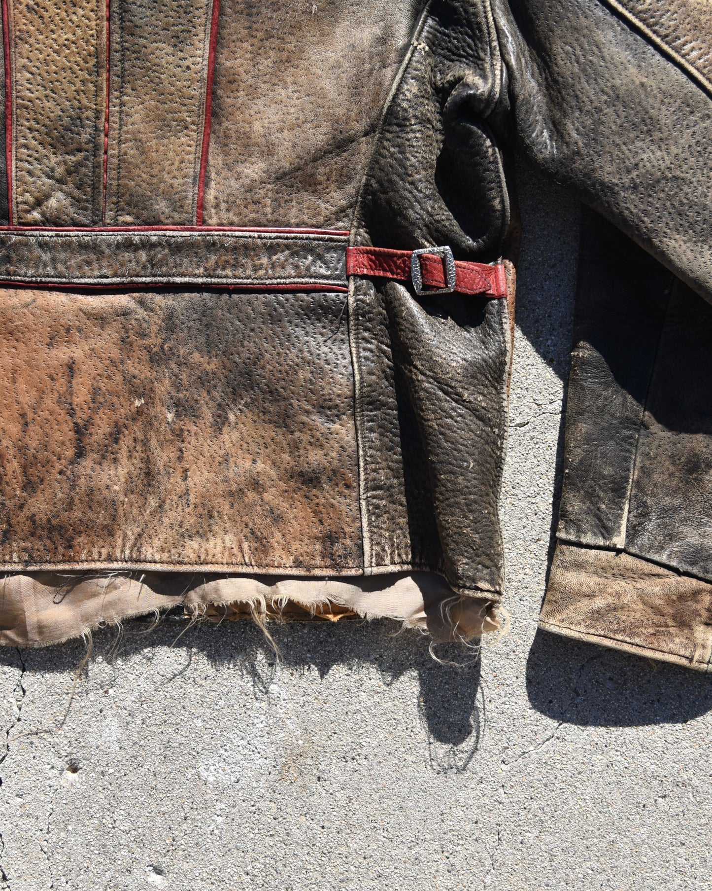 1940s Horsehide Buckleback Leather Jacket