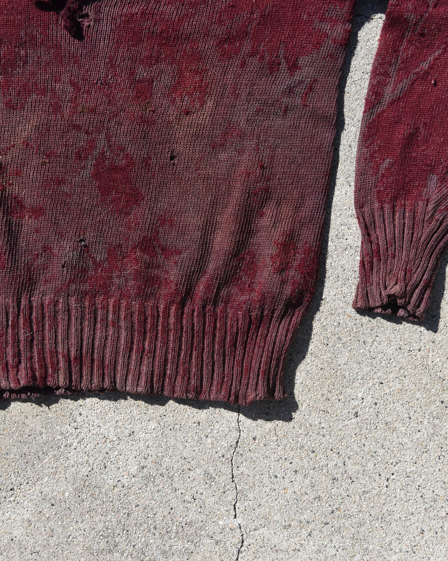 1940s Wool Knit Sweatshirt