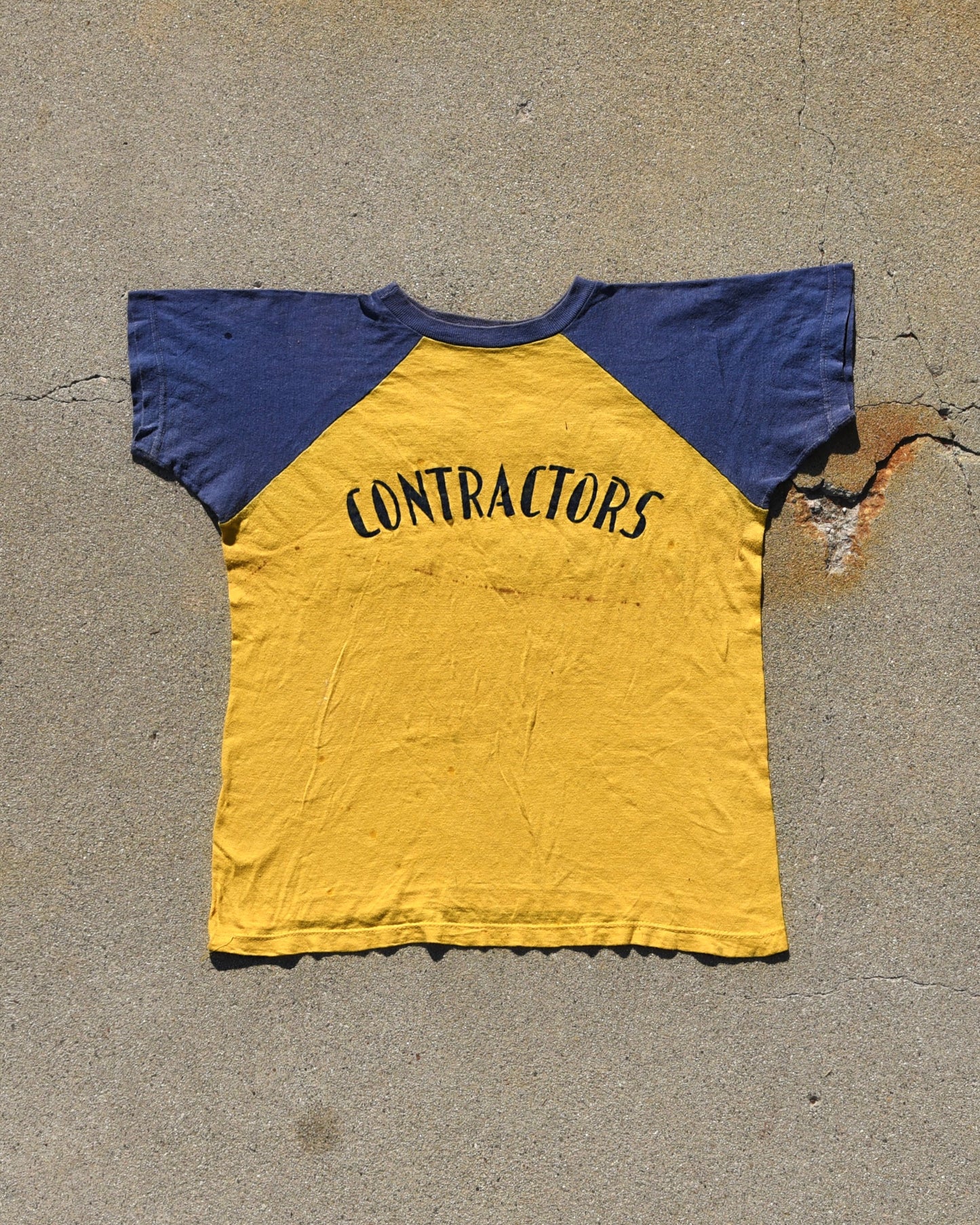 1950s Durene Contractors Two Tone Jersey