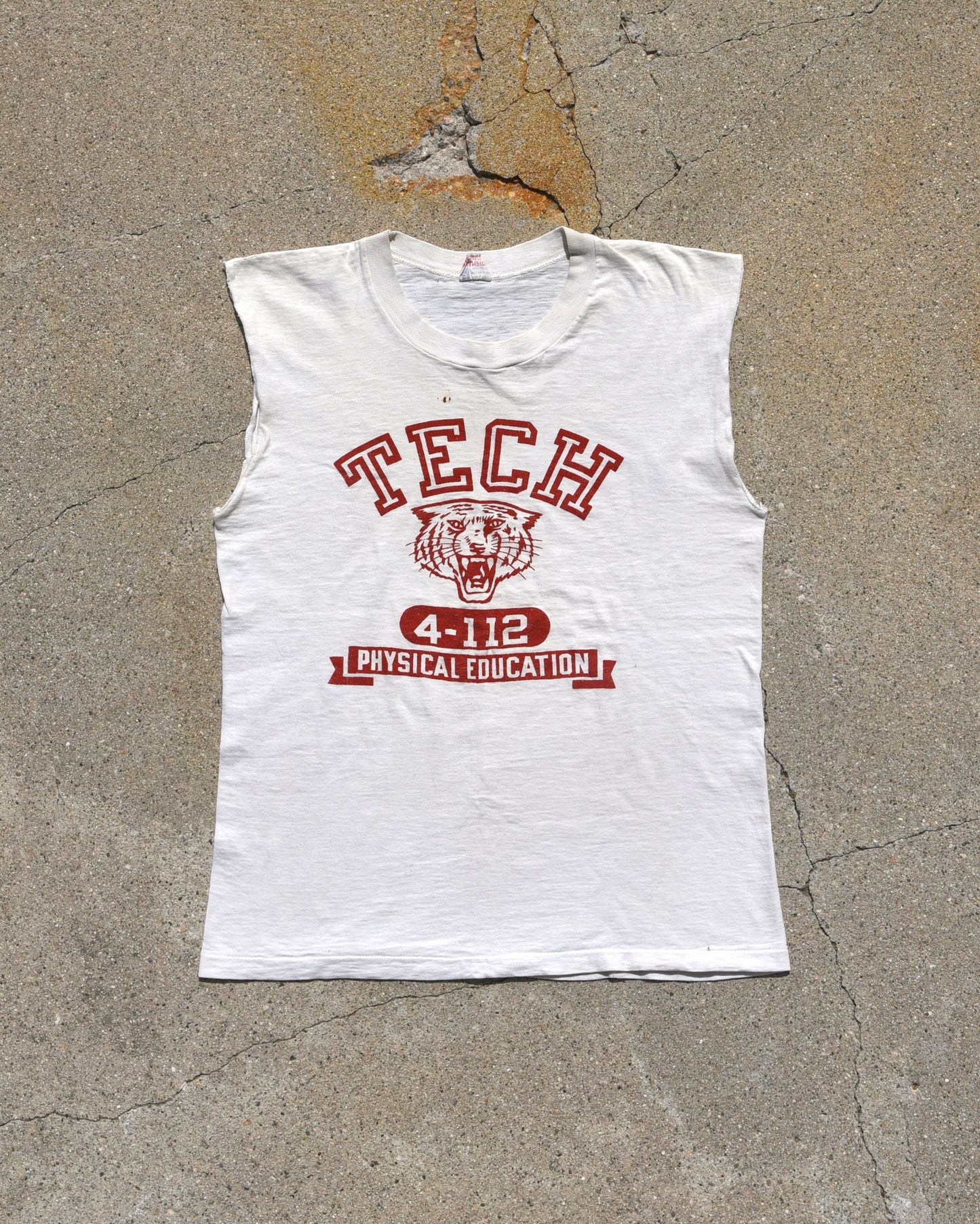 1950s Tech Phys Ed Cutoff Tshirt