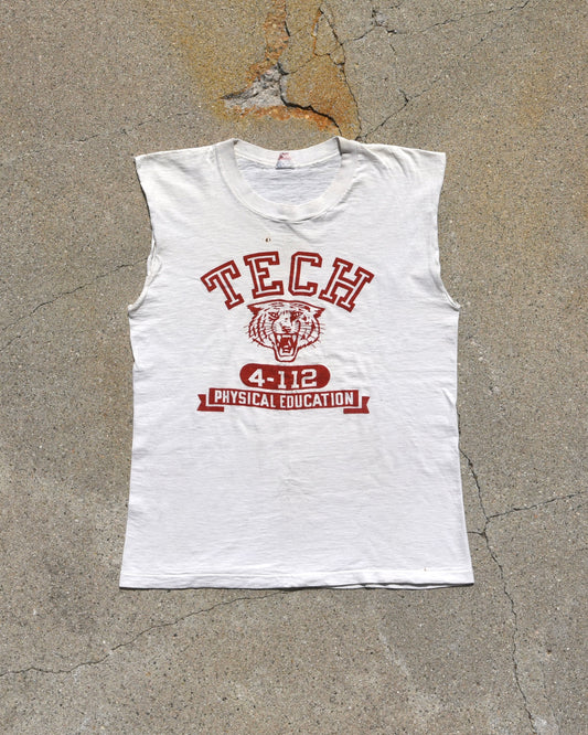 1950s Tech Phys Ed Cutoff Tshirt