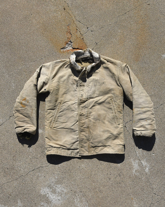 1950s Thrashed US Navy N1 Deck Jacket