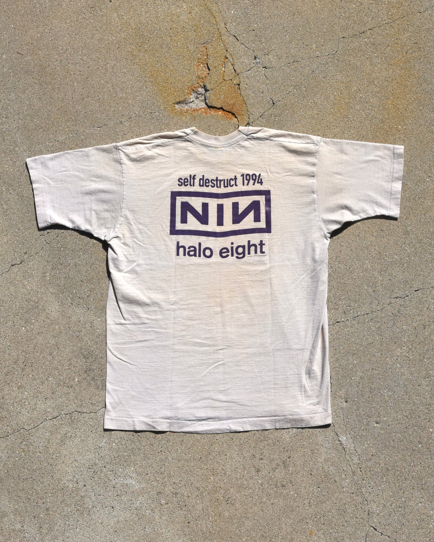 1994 Nine Inch Nails The Downward Spiral Self Destruct Tshirt