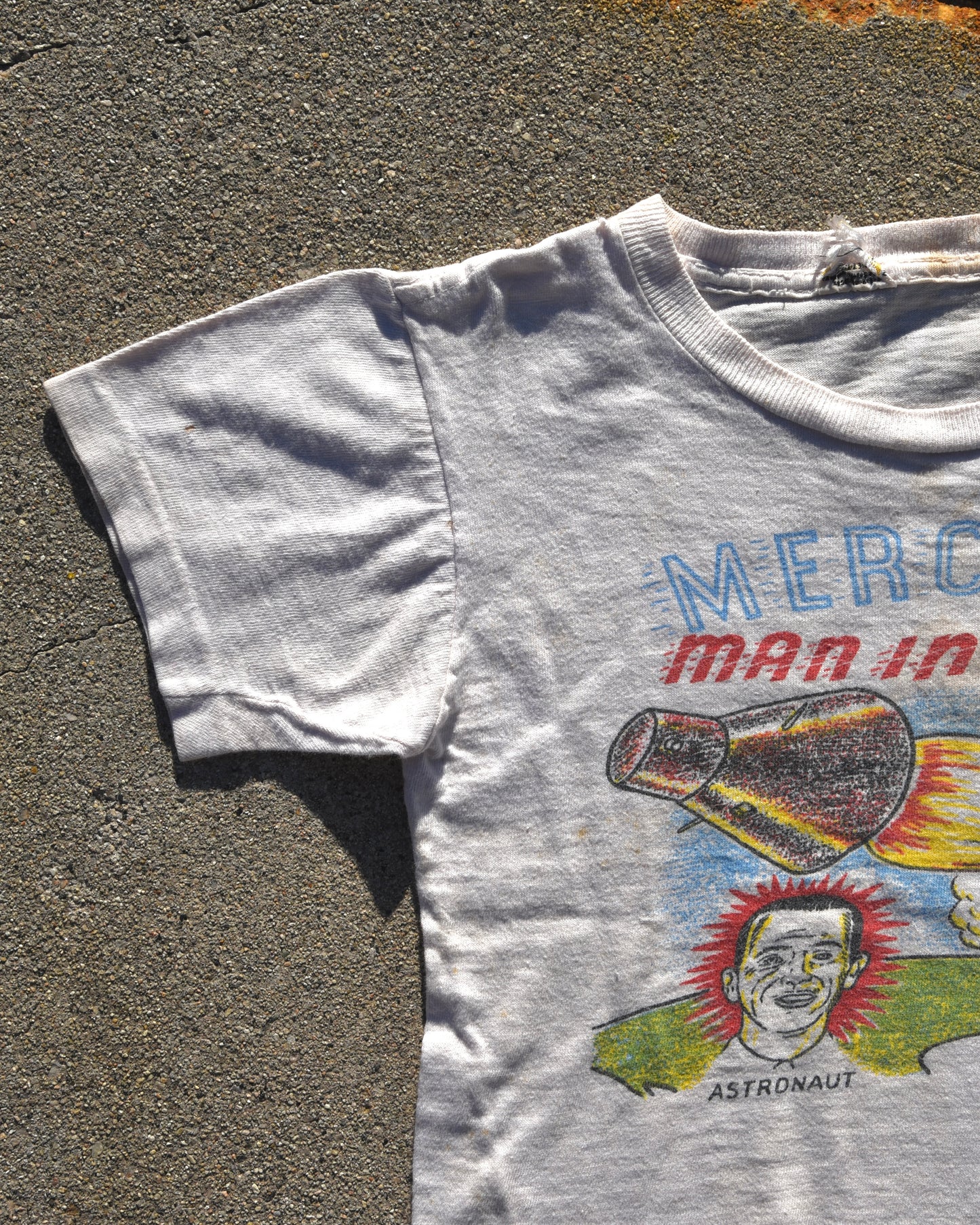 1950s Mercury Man In Space Baby Tshirt
