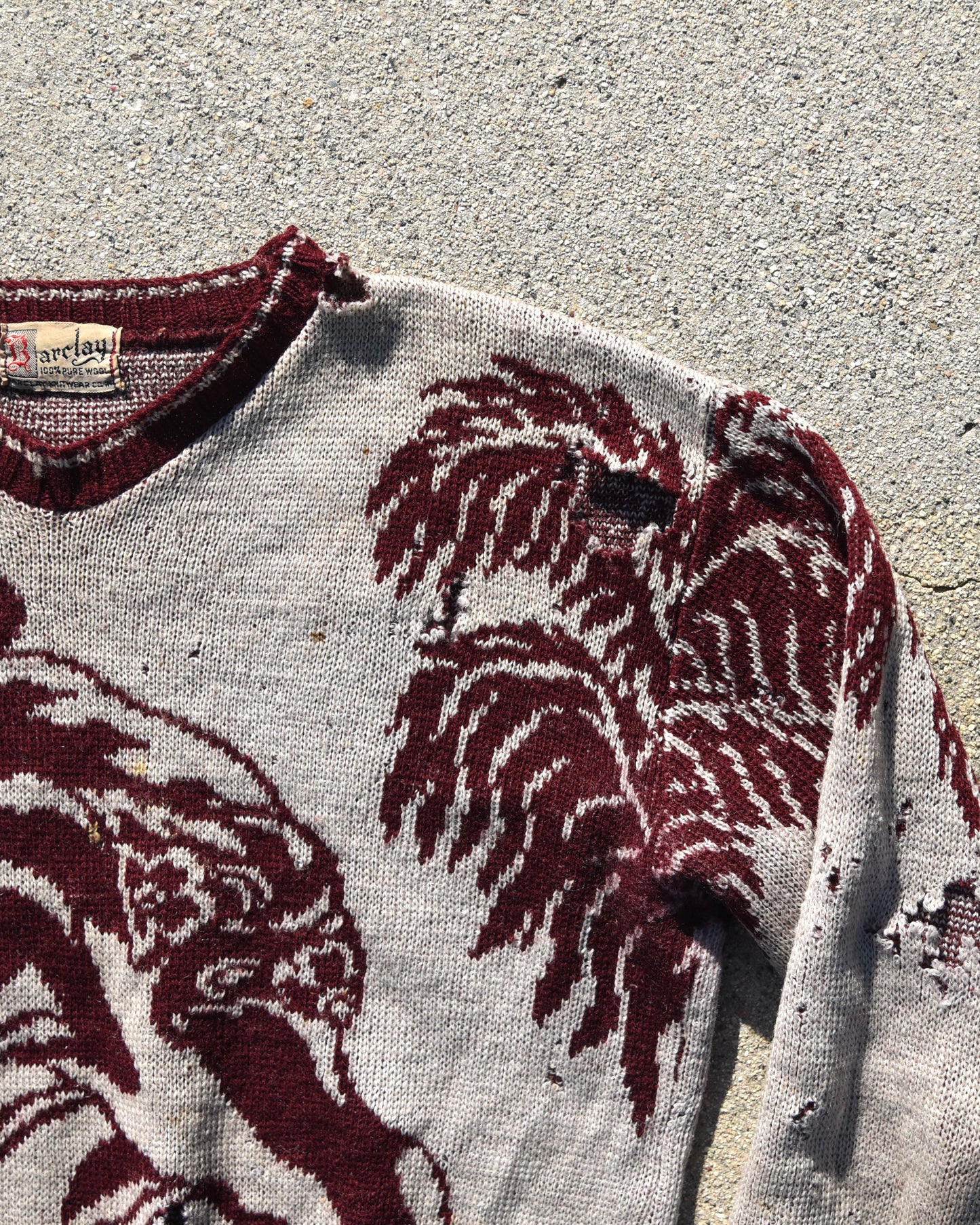 1940s Barclay Wool Sweatshirt