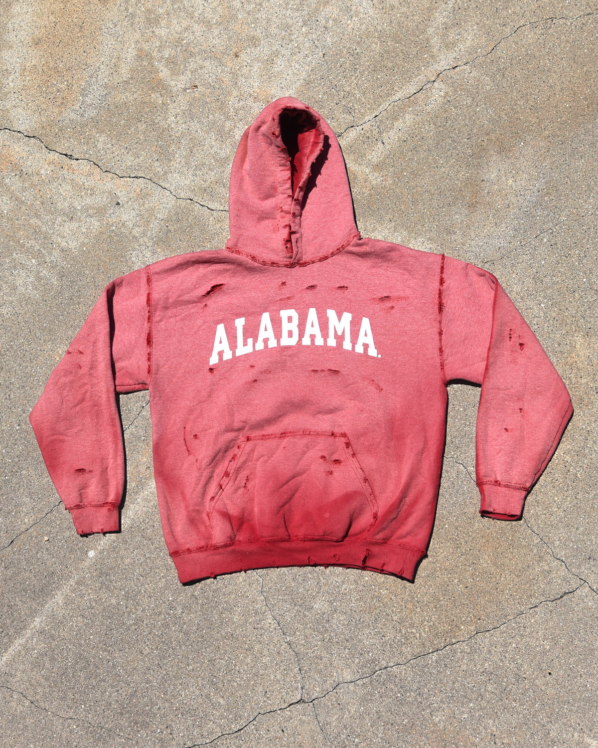 Y2K Sun Faded Alabama Hoodie