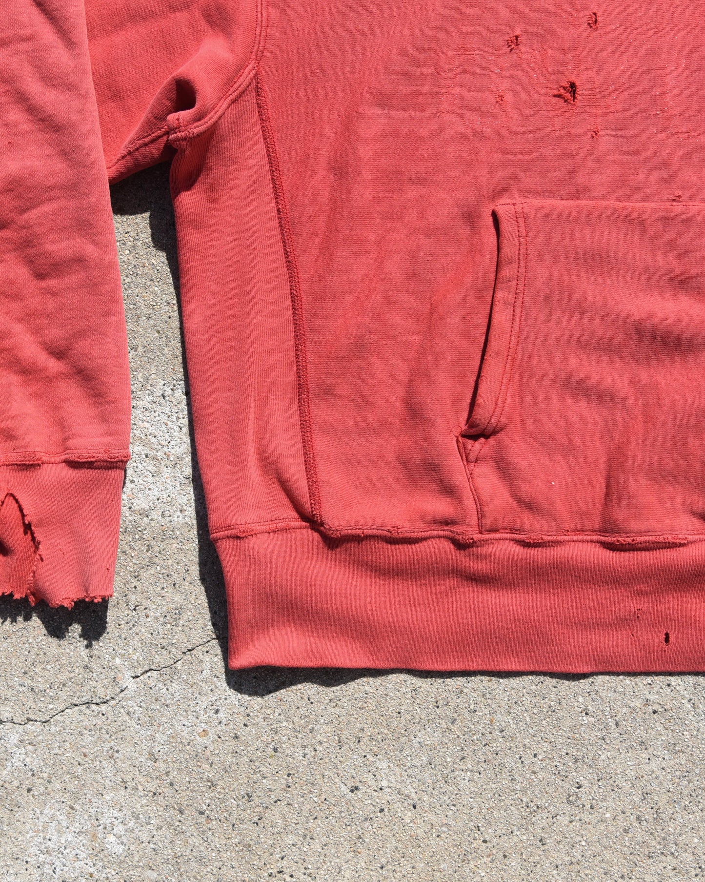 1980s Faded and Thrashed Champion Reverse Weave Temple Owls Sweatshirt