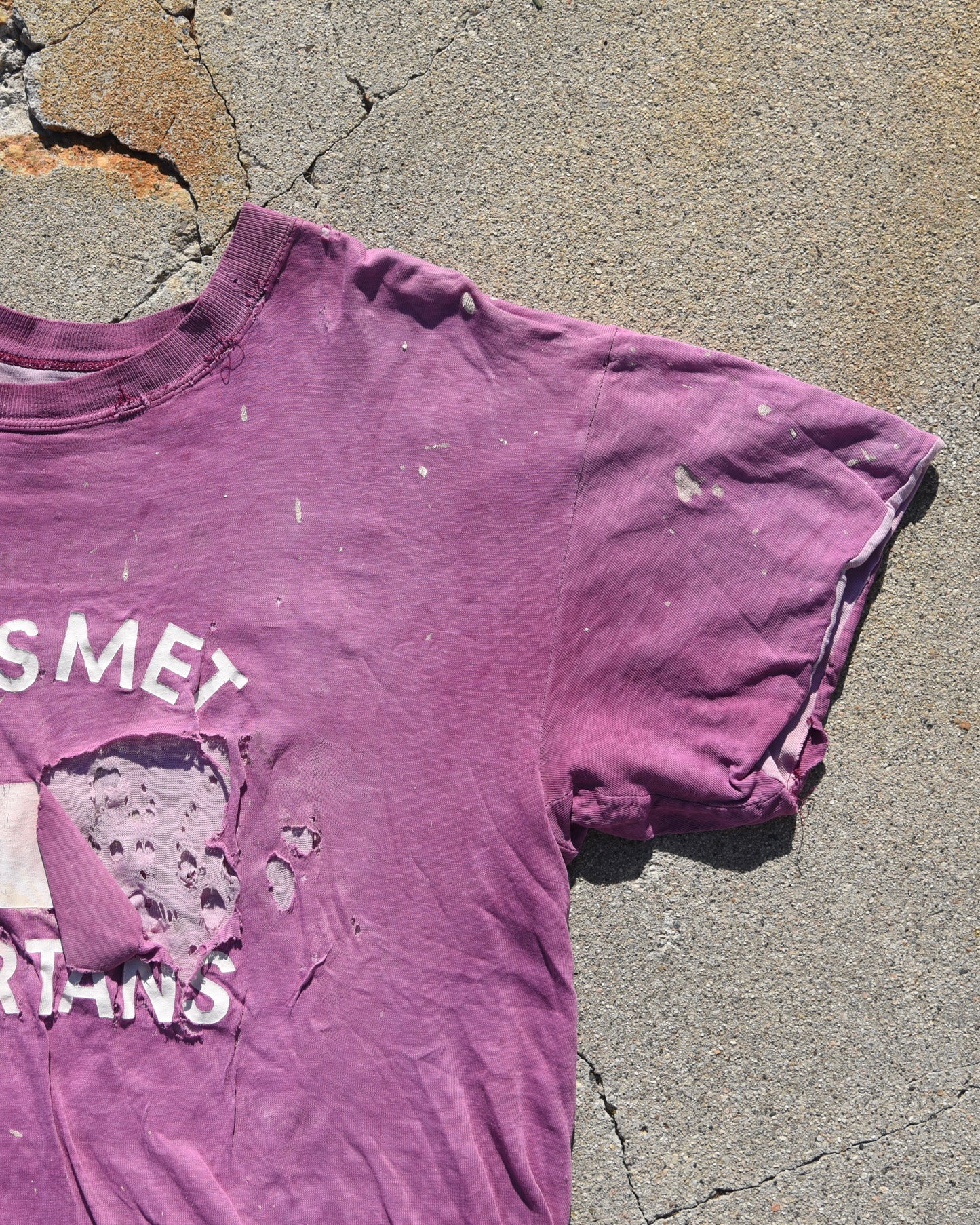 1960s Thrashed De Smet Spartans Double Face Tshirt