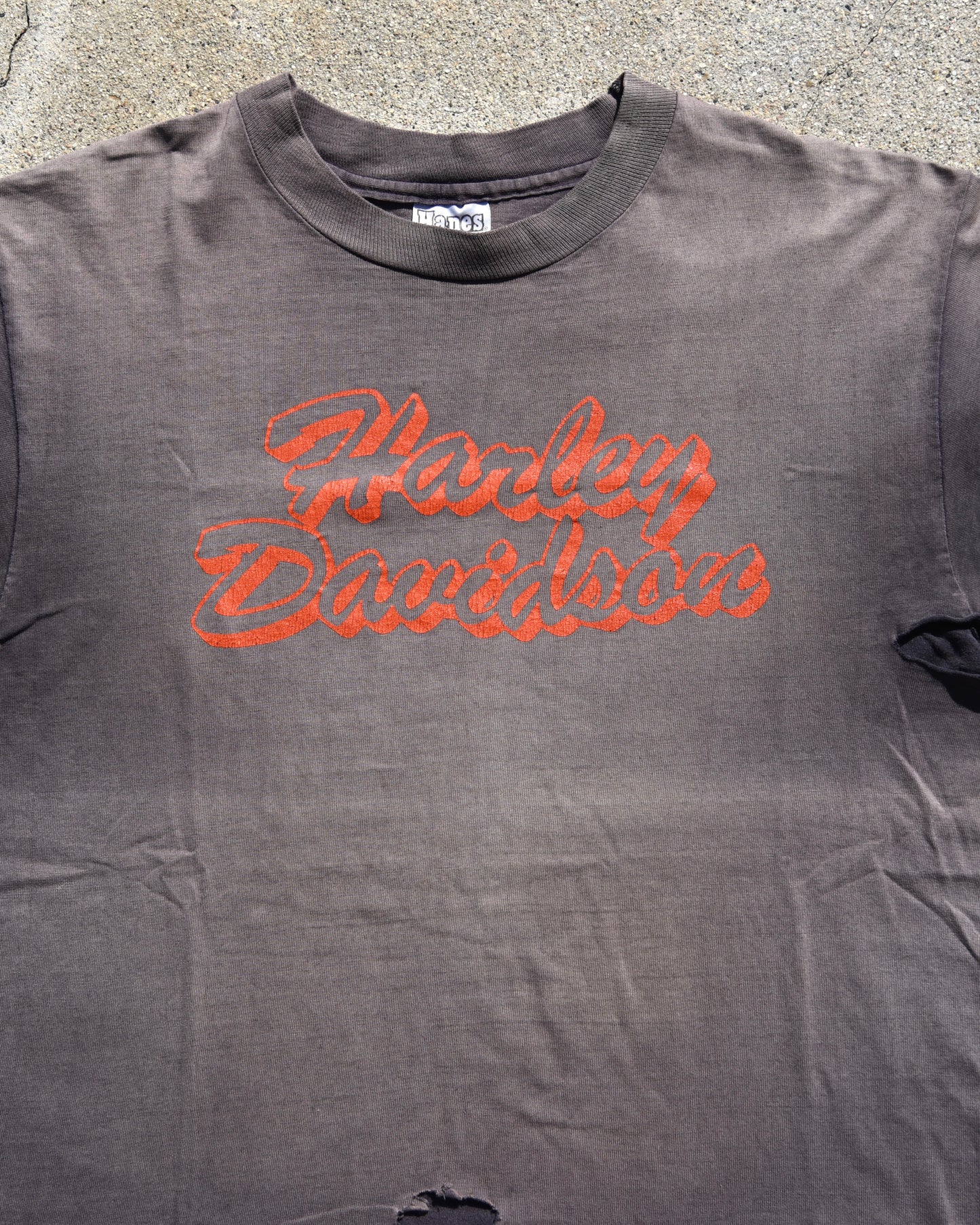 1980s Sun Faded Harley Davidson Tshirt