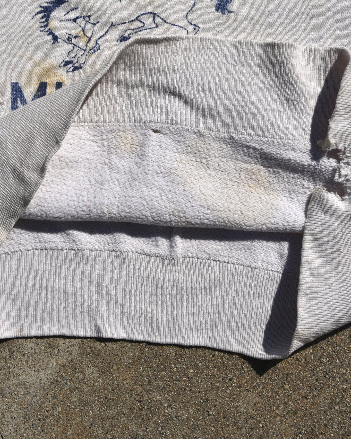 1950s Woodrow High Mustangs Single V Sweatshirt