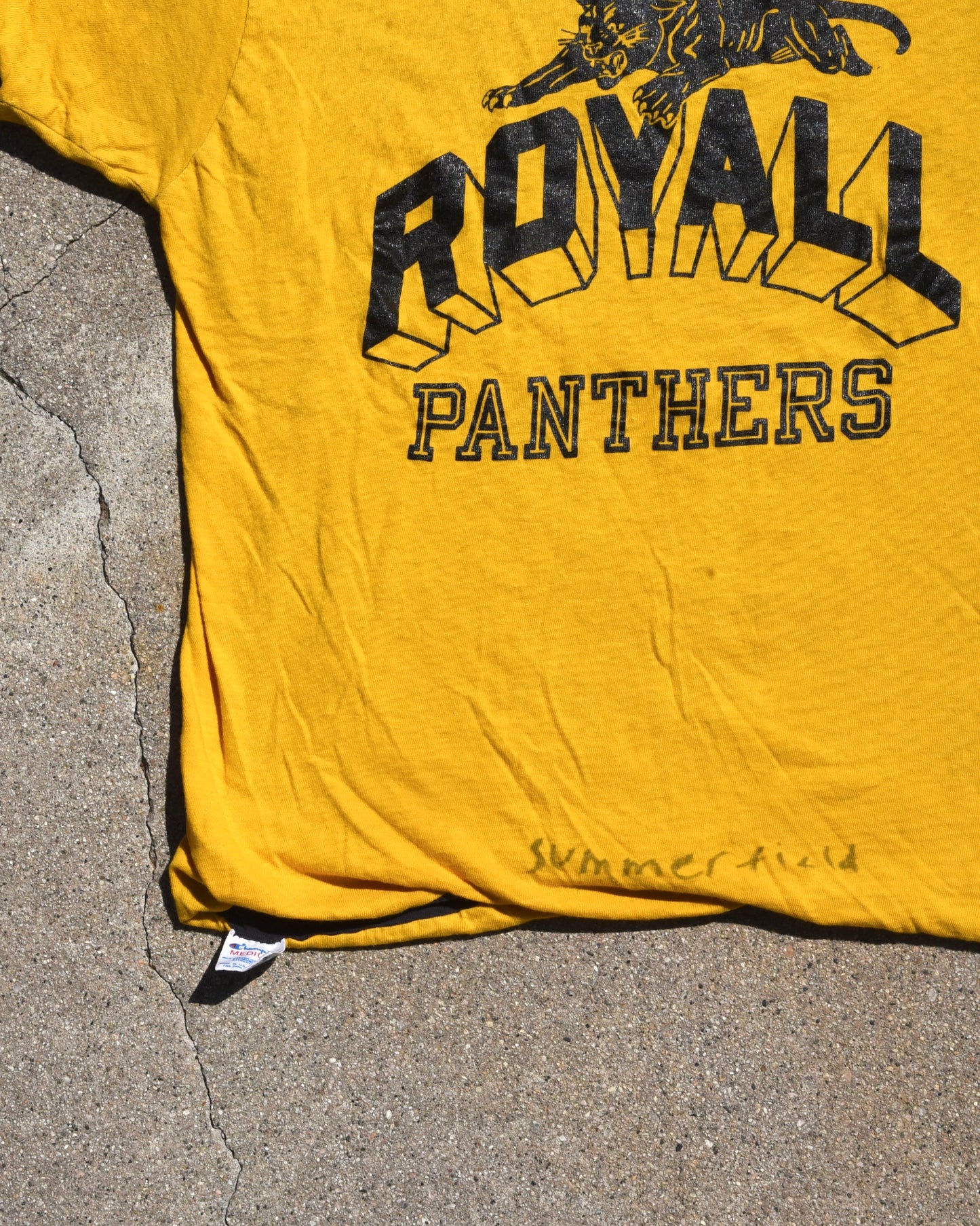 1980s Royall Panthers Double Face Tshirt