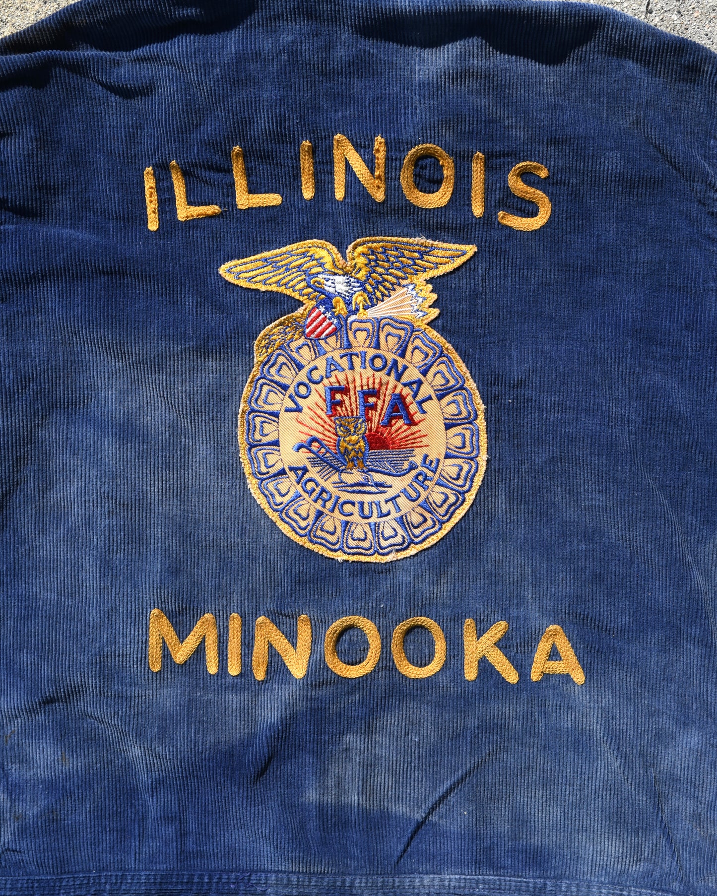 1960s Sun Faded FFA Jacket Talon Zip