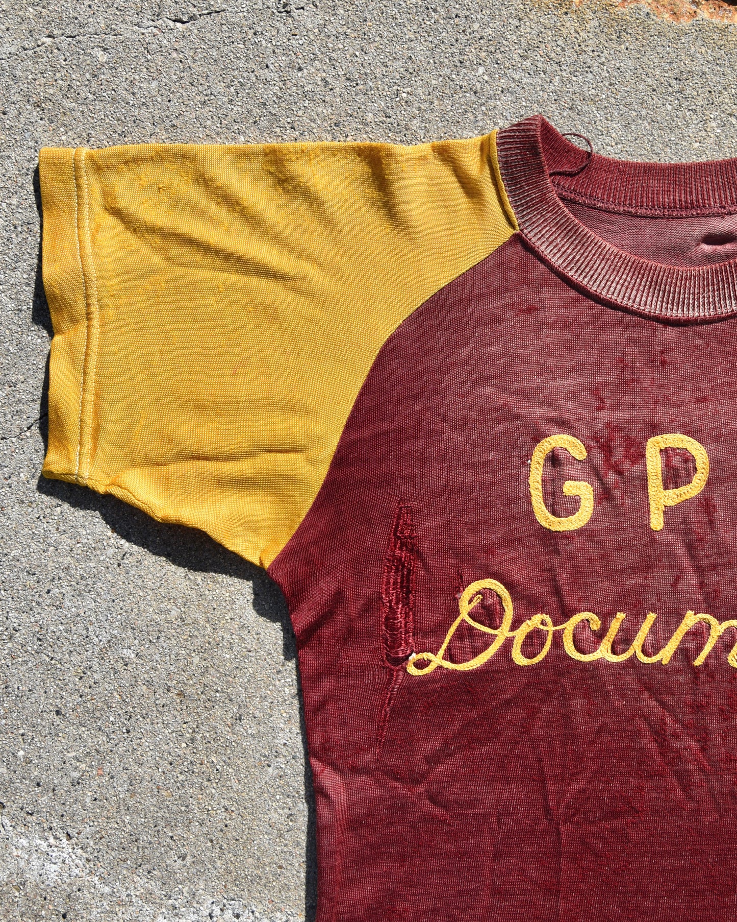 1950s Sun Faded GPO Documents Durene Jersey