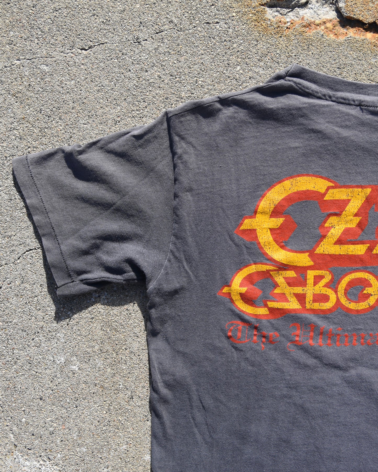 1980s Faded Ozzy Osbourne The Ultimate Tour Tshirt