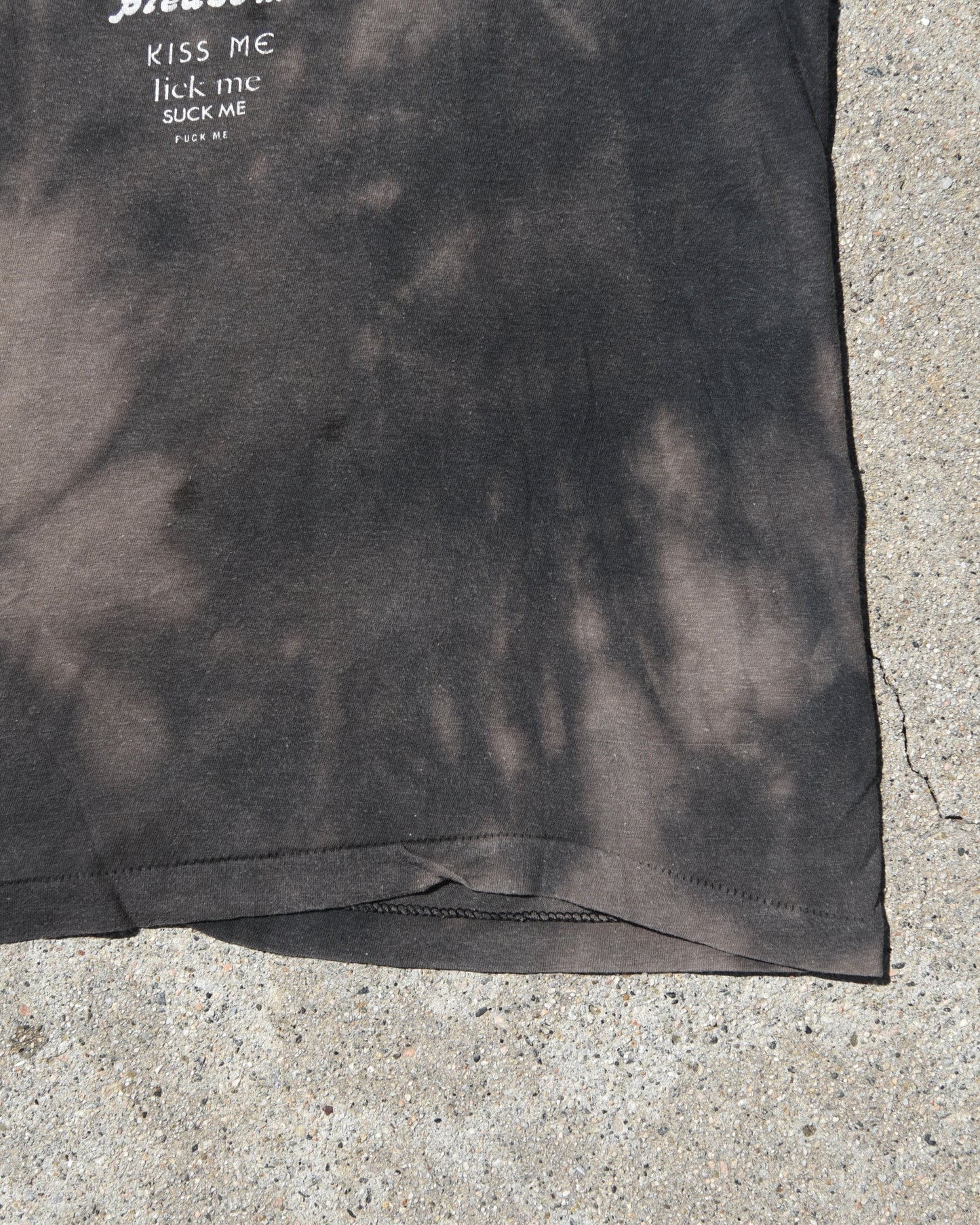 1980s Sun Faded Tease Me Seize Me Vulgar Tshirt