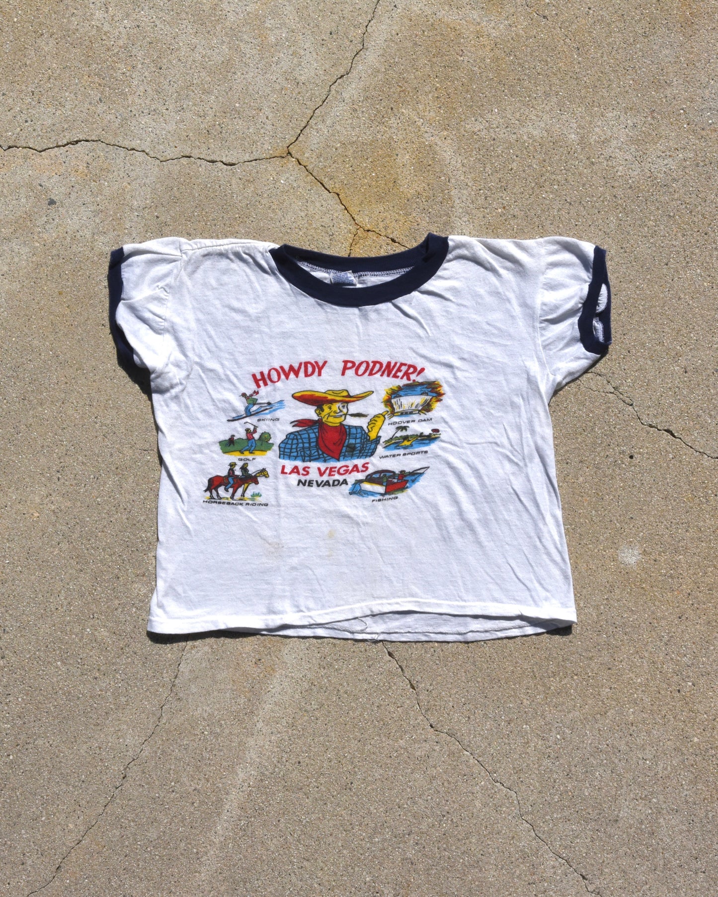 1960s Howdy Podner! Ringer Baby Tshirt