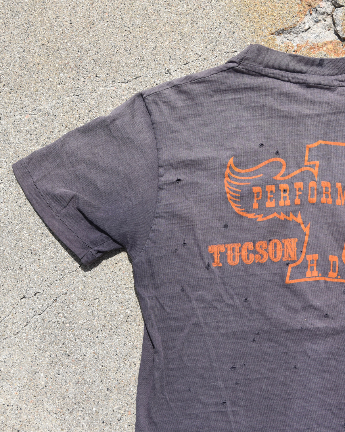 1970s Sun Faded Harley Davidson Tucson Tshirt