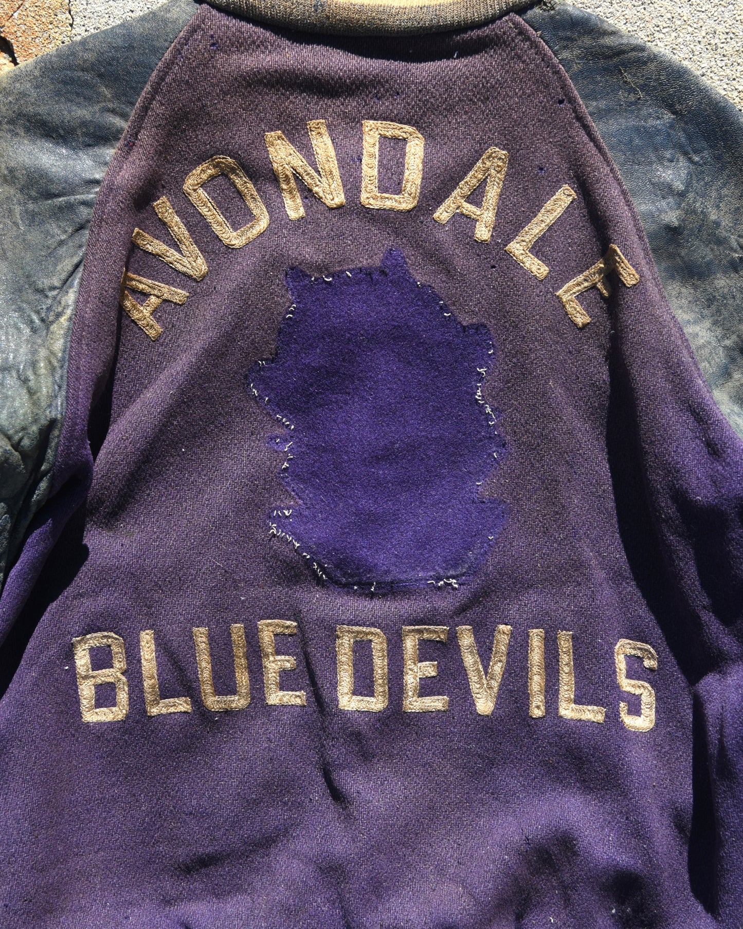1950s Avondale Blue Devils Varsity Jacket