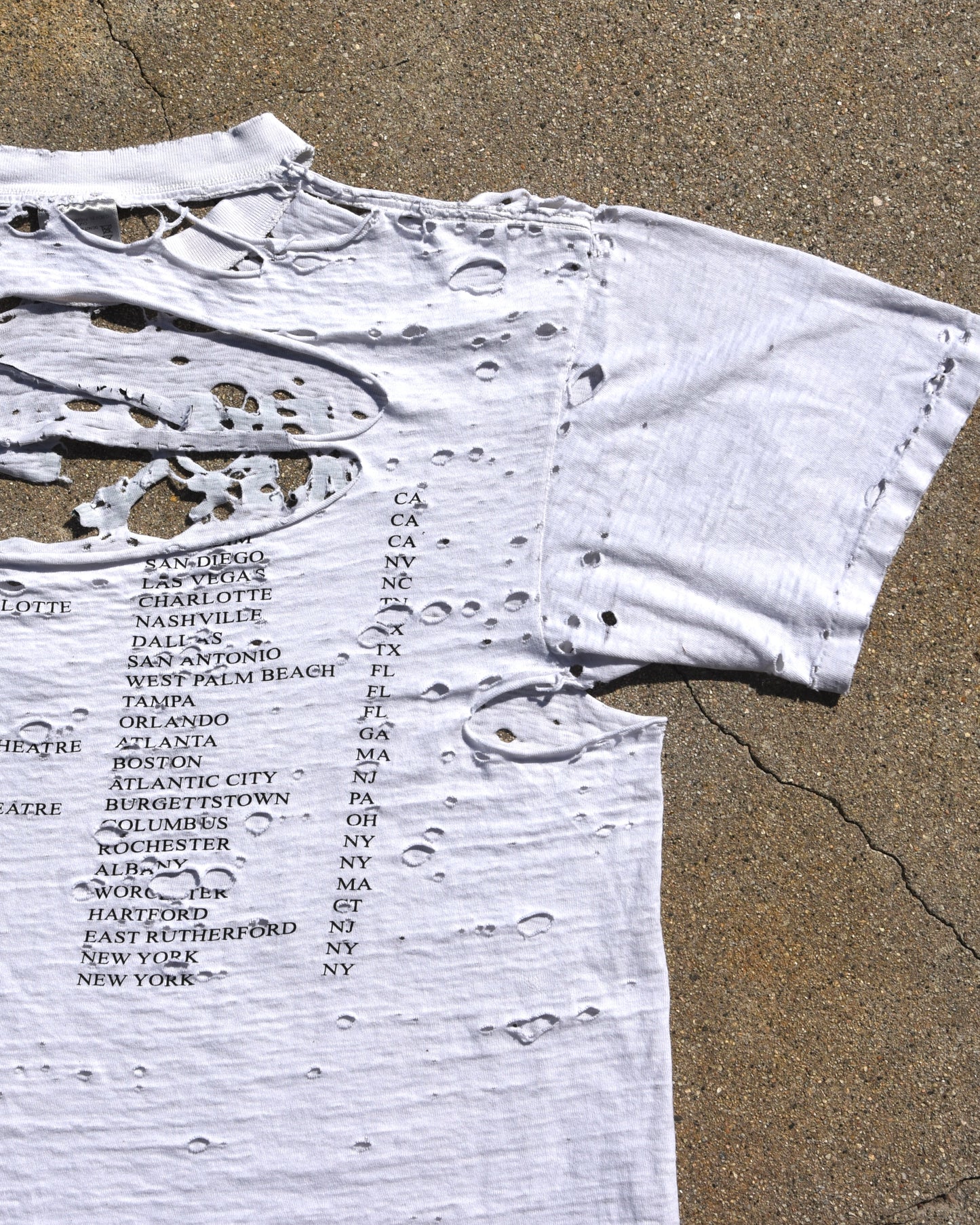 1990s Thrashed The Miseducation of Lauryn Hill Tour Tshirt