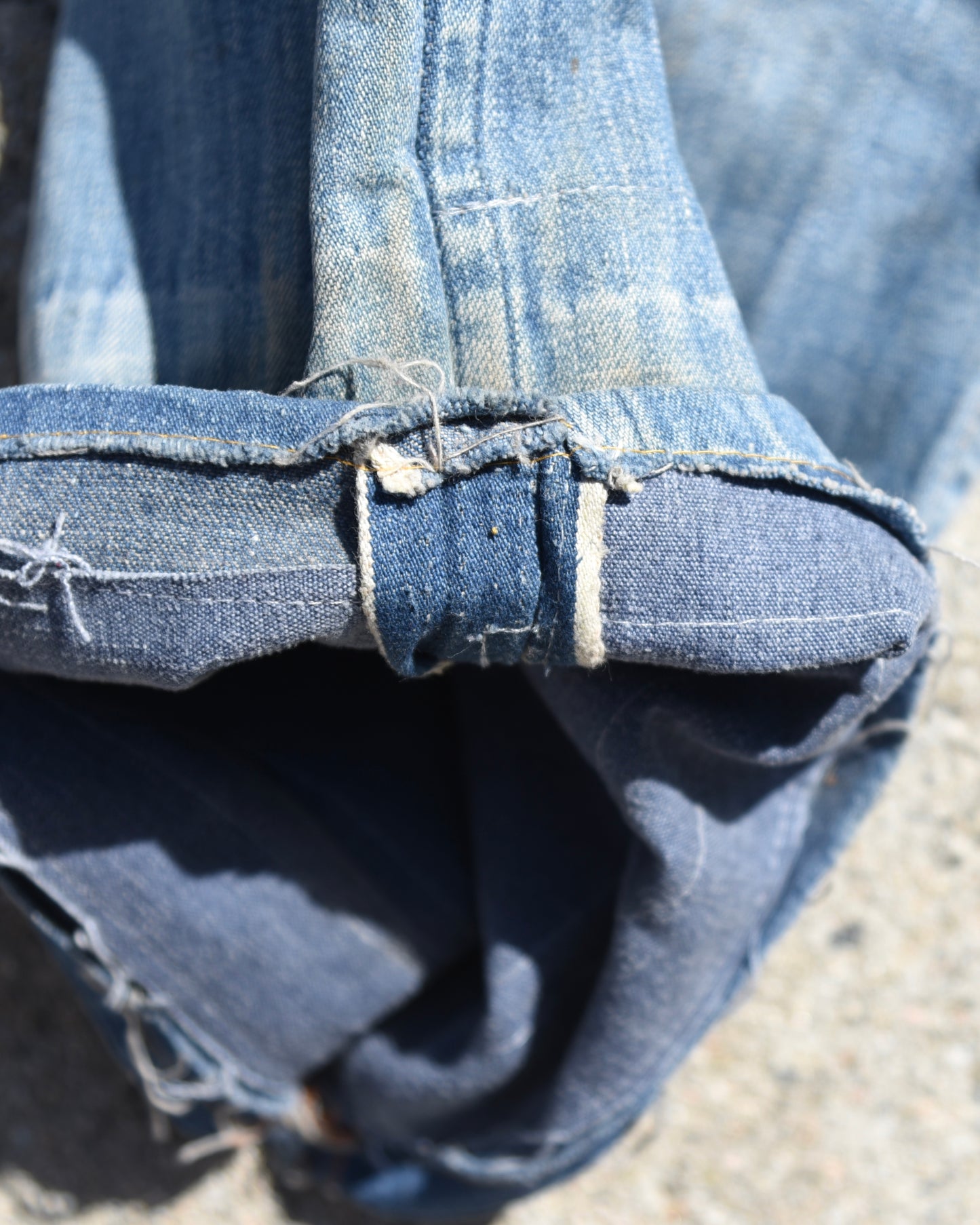 1950s Repaired Selvedge Carpenter Denim Jeans
